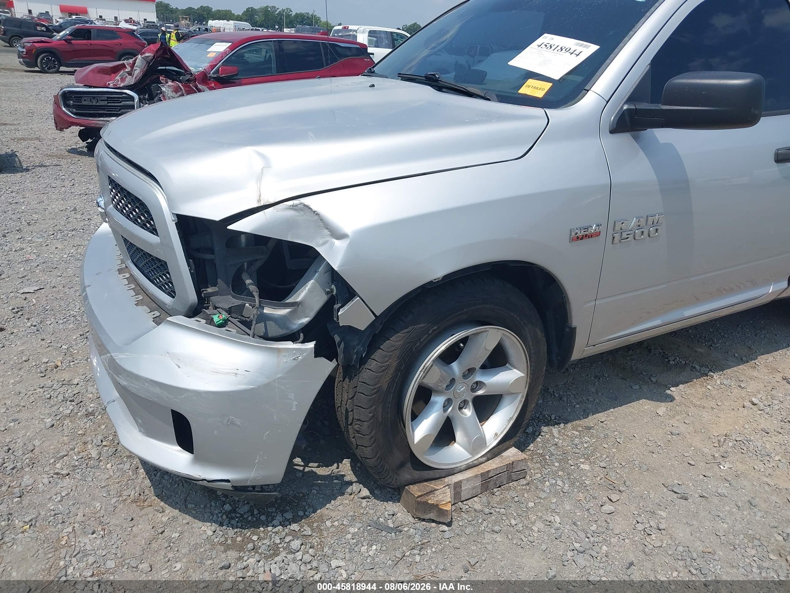 2014 Ram 1500 Express Silver vin: 3C6JR6AT2EG174345
