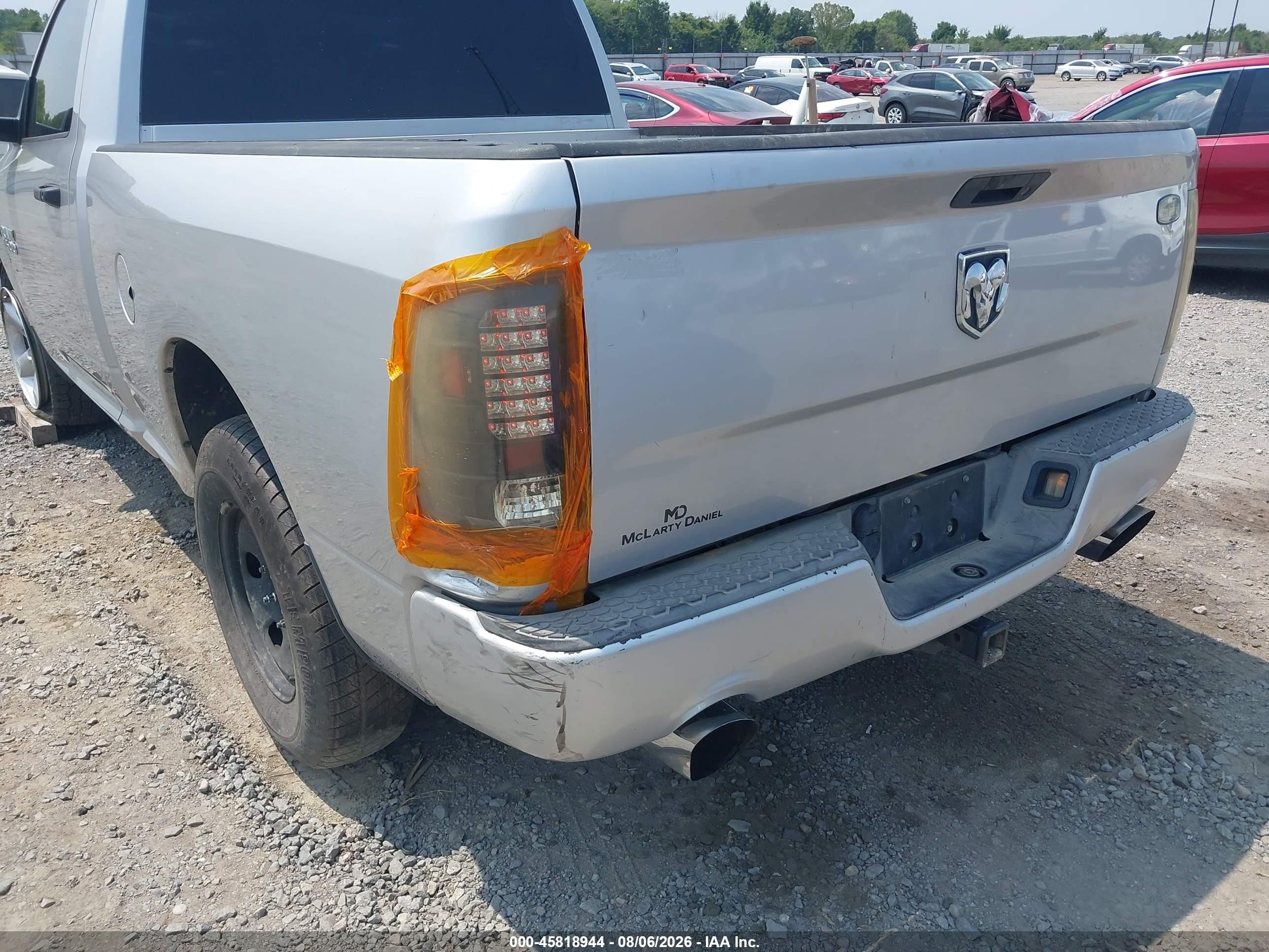 2014 Ram 1500 Express Silver vin: 3C6JR6AT2EG174345