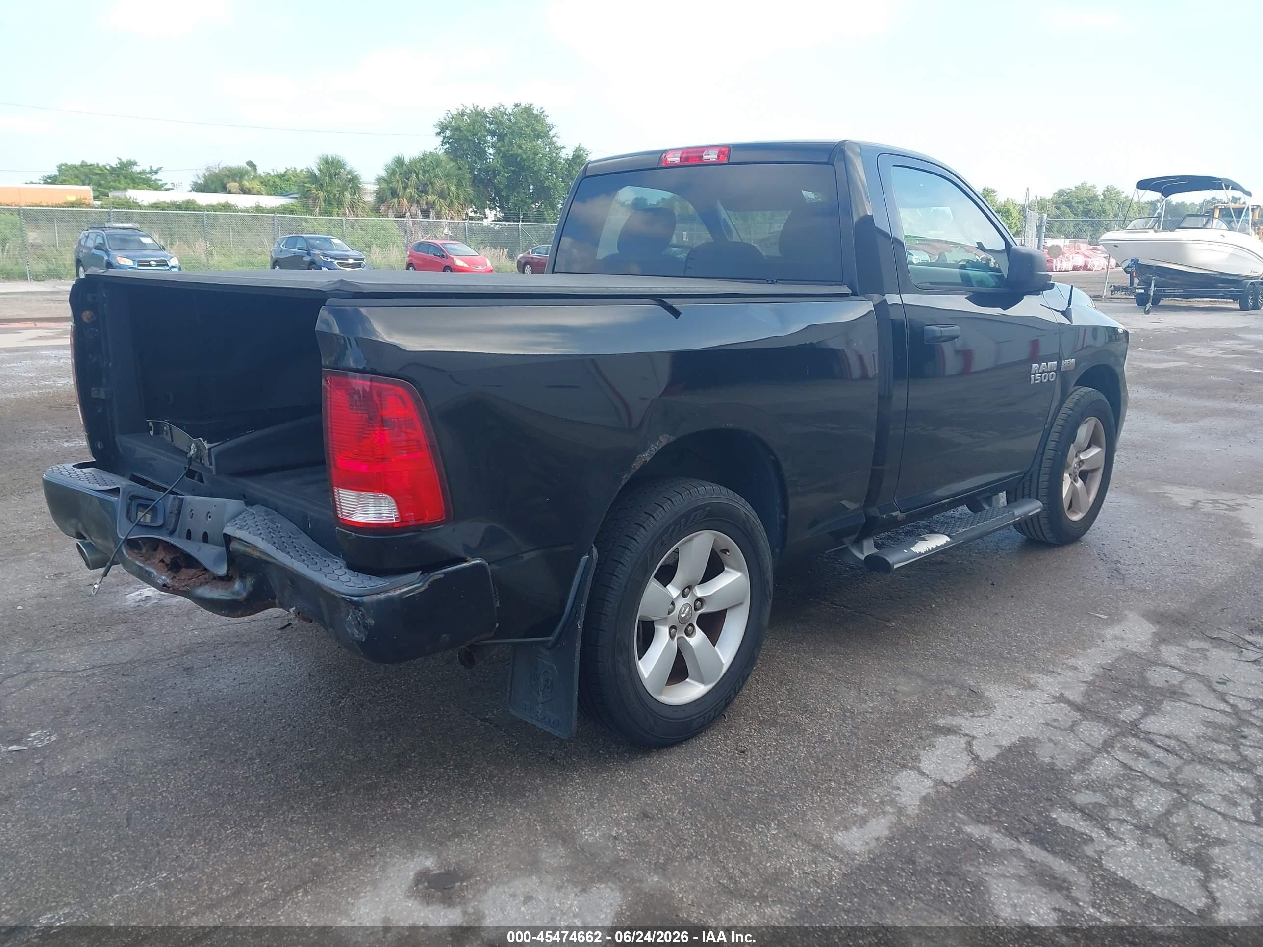 2013 Ram 1500 Express Black vin: 3C6JR6AT3DG507540