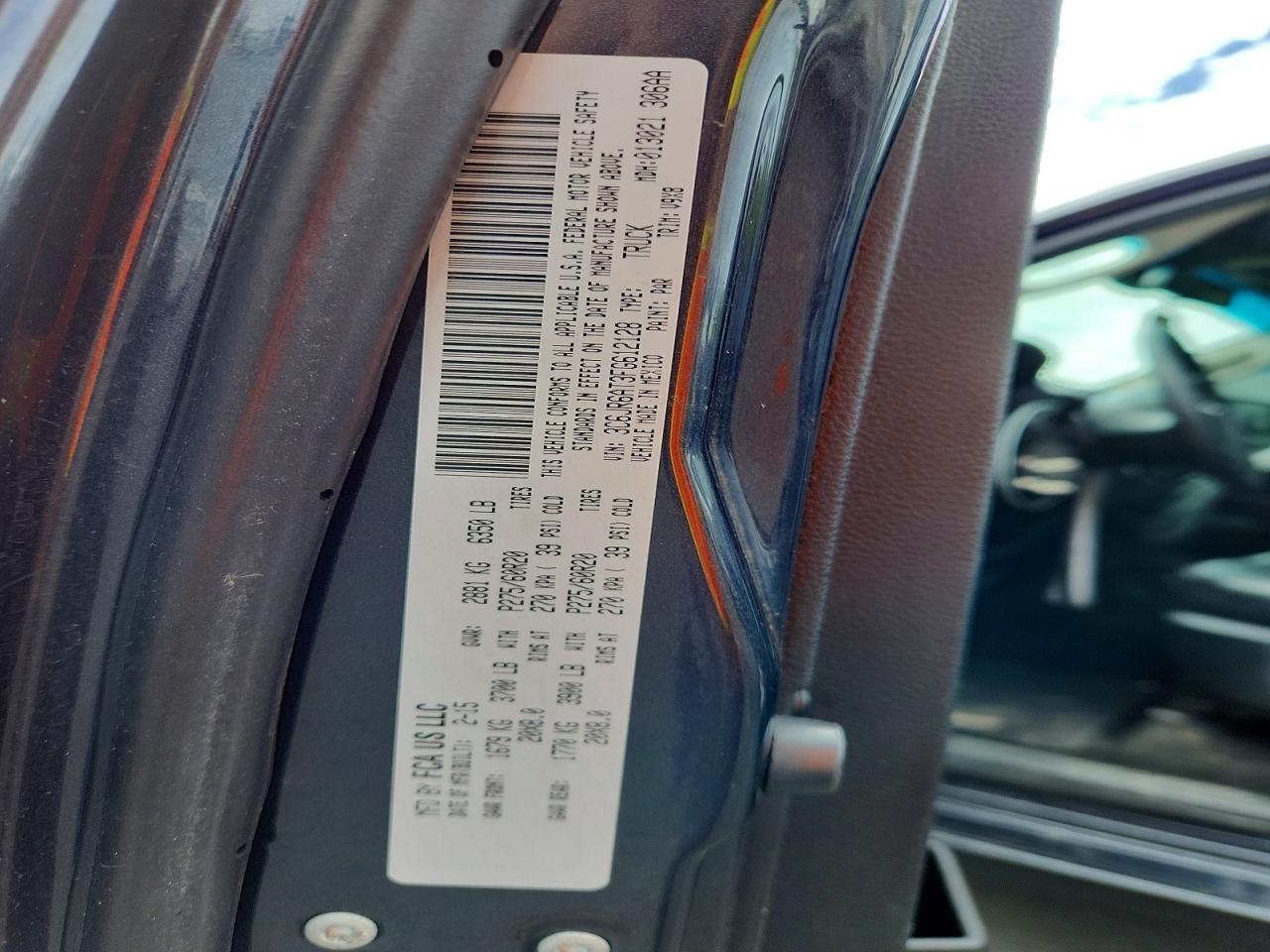 2015 Ram 1500 St Charcoal vin: 3C6JR6AT3FG612128