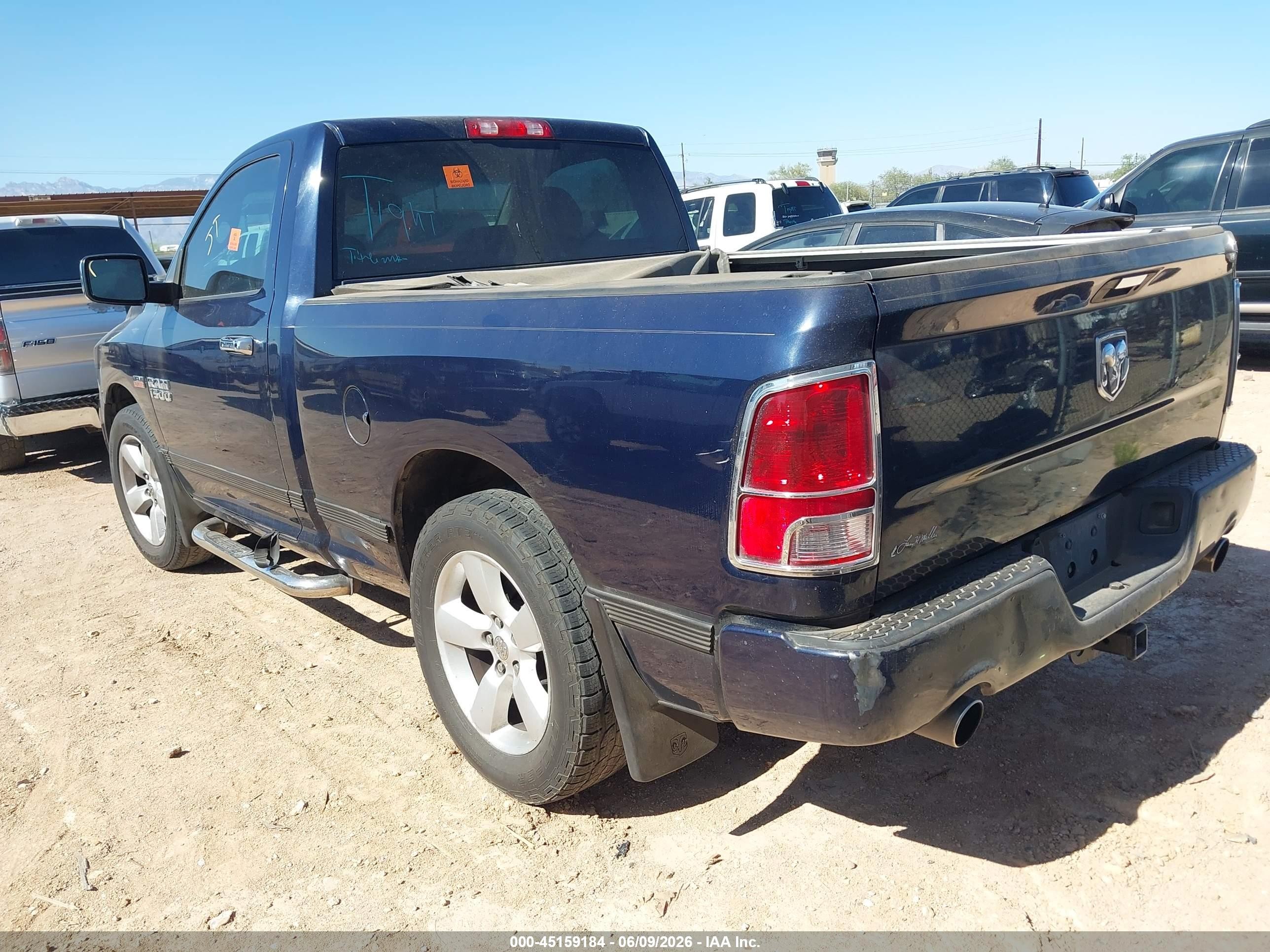 2013 Ram 1500 Express Blue vin: 3C6JR6AT4DG543625