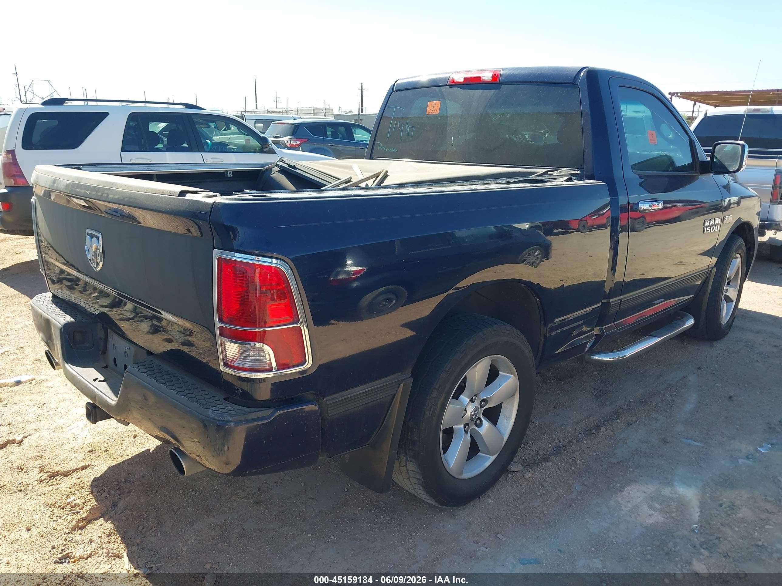 2013 Ram 1500 Express Blue vin: 3C6JR6AT4DG543625