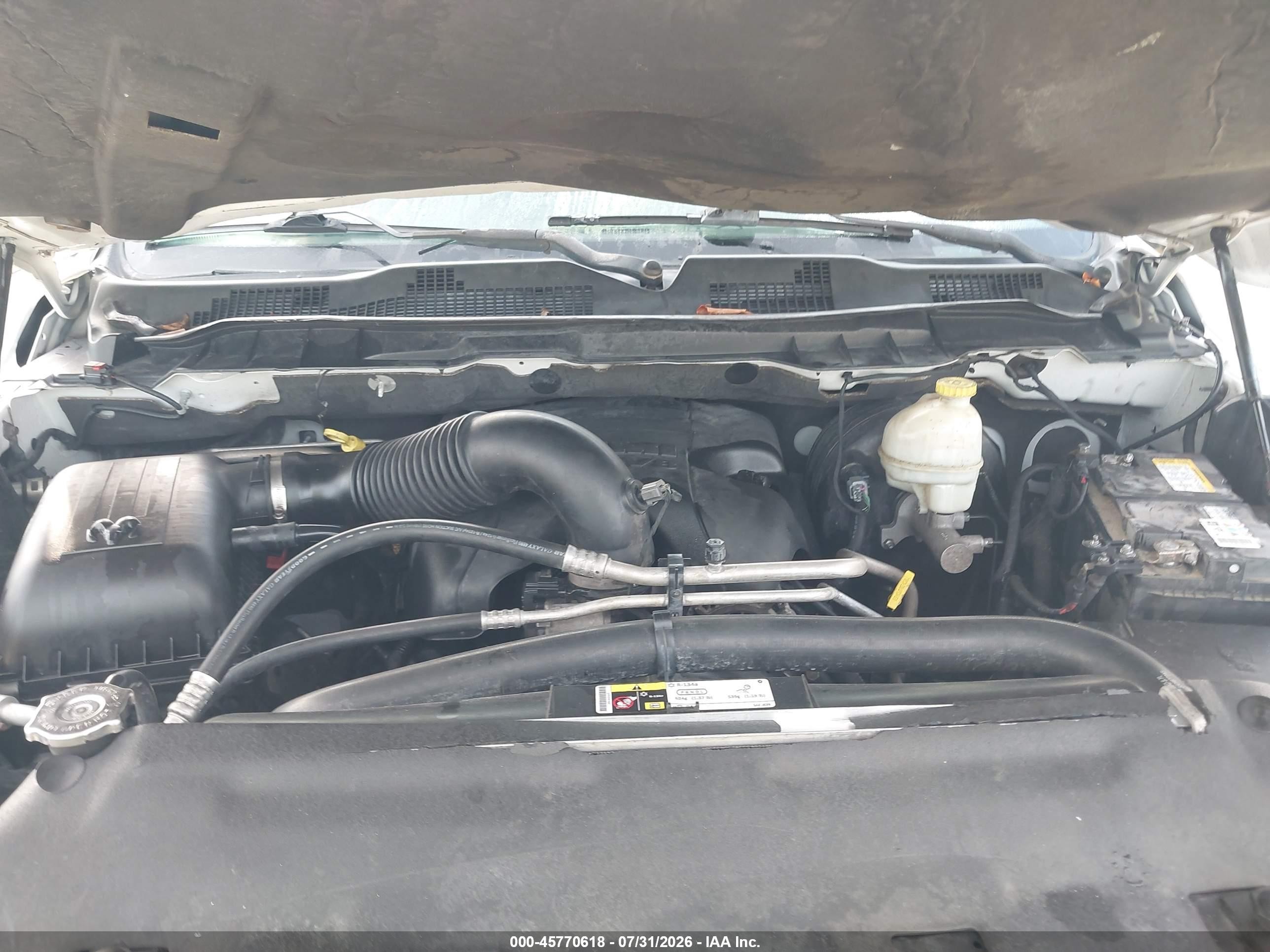 2013 Ram 1500 Express White vin: 3C6JR6AT5DG576519