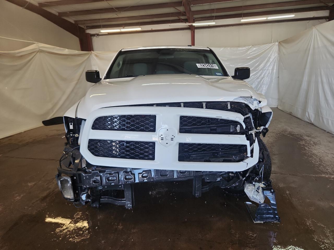 2013 Ram 1500 St White vin: 3C6JR6AT5DG583681 Damage: Front Bumper/Cover, Missing, Replacement Required