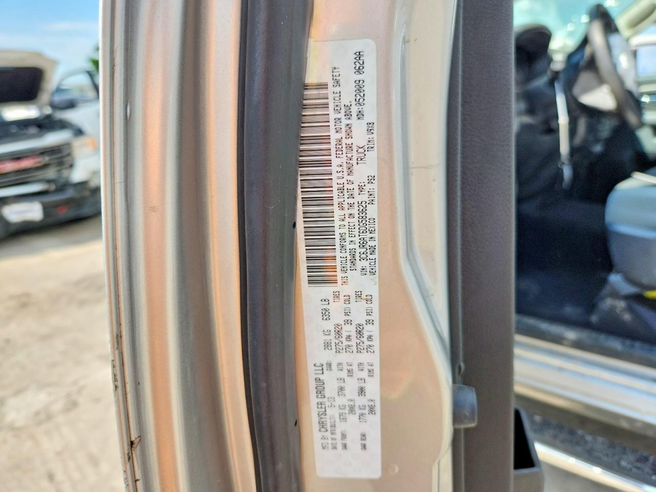 2013 Ram 1500 St Silver vin: 3C6JR6AT6DG583625