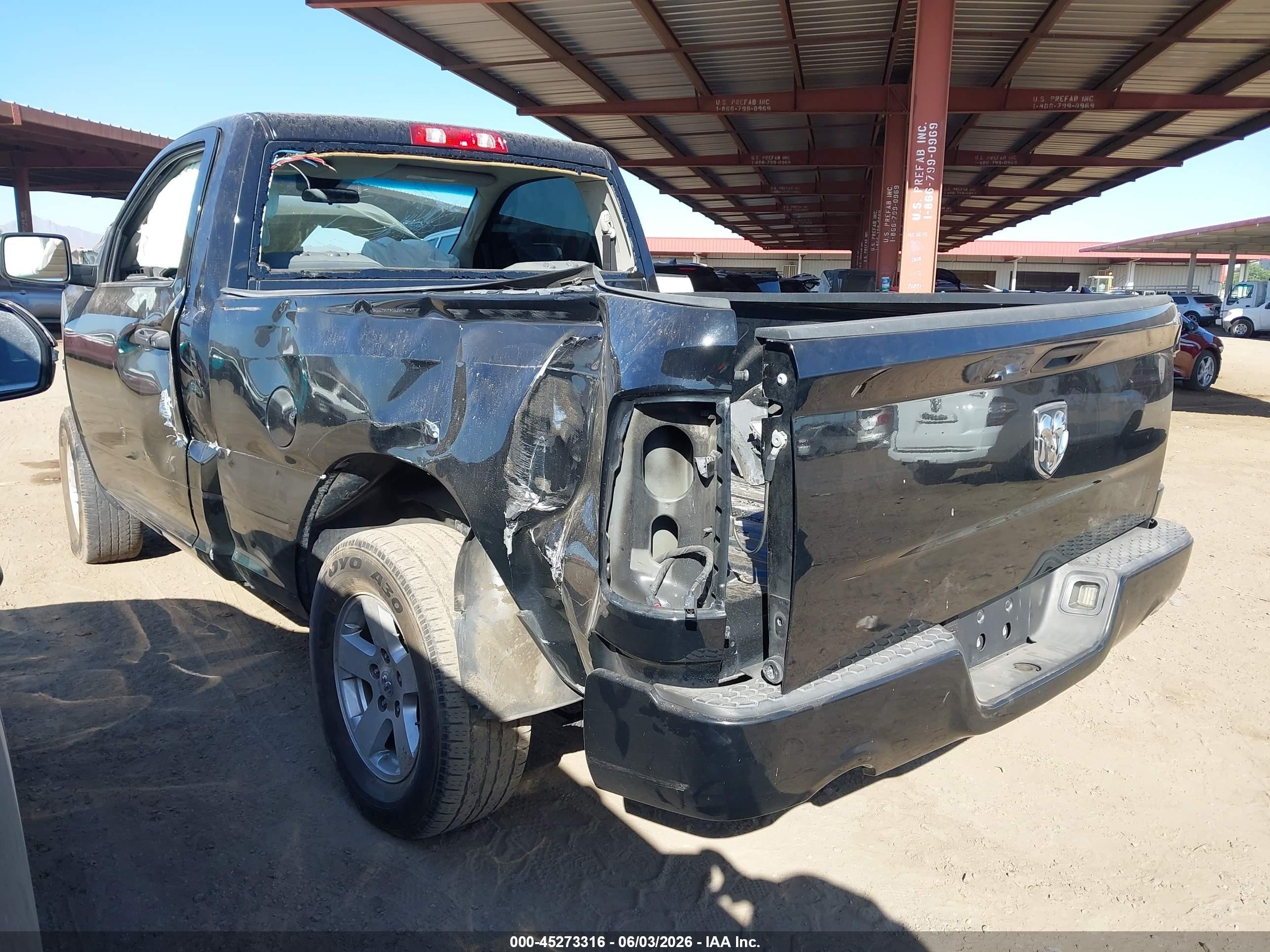 2013 Ram 1500 Express Черный vin: 3C6JR6AT8DG596392