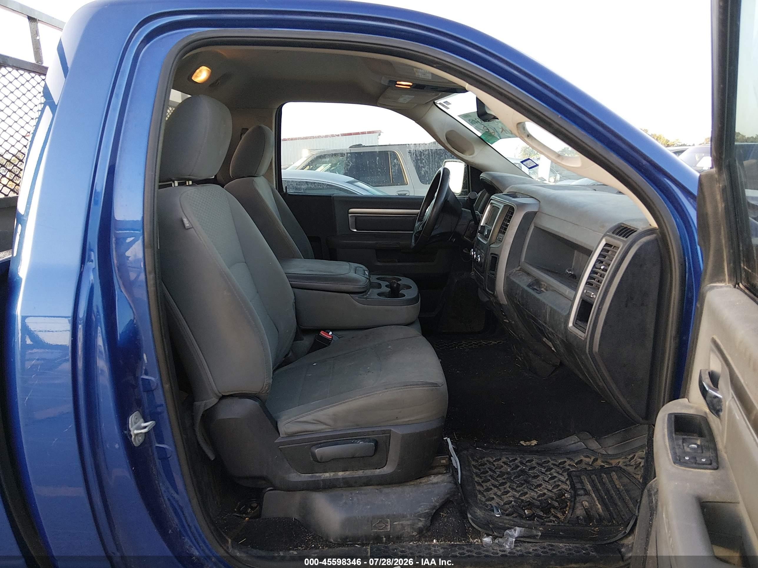 2014 Ram 1500 Express Blue vin: 3C6JR6AT9EG188954