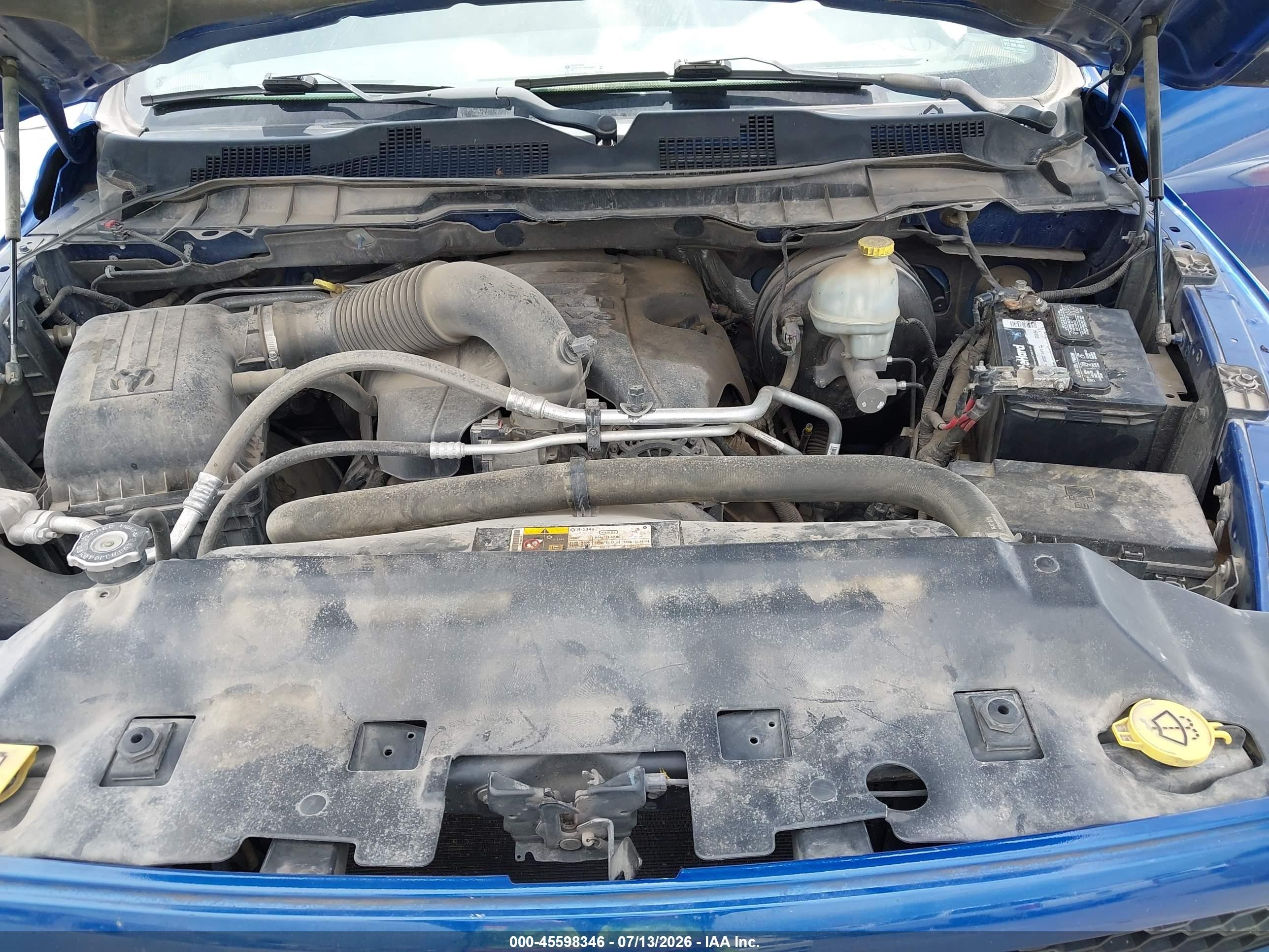 2014 Ram 1500 Express Blue vin: 3C6JR6AT9EG188954