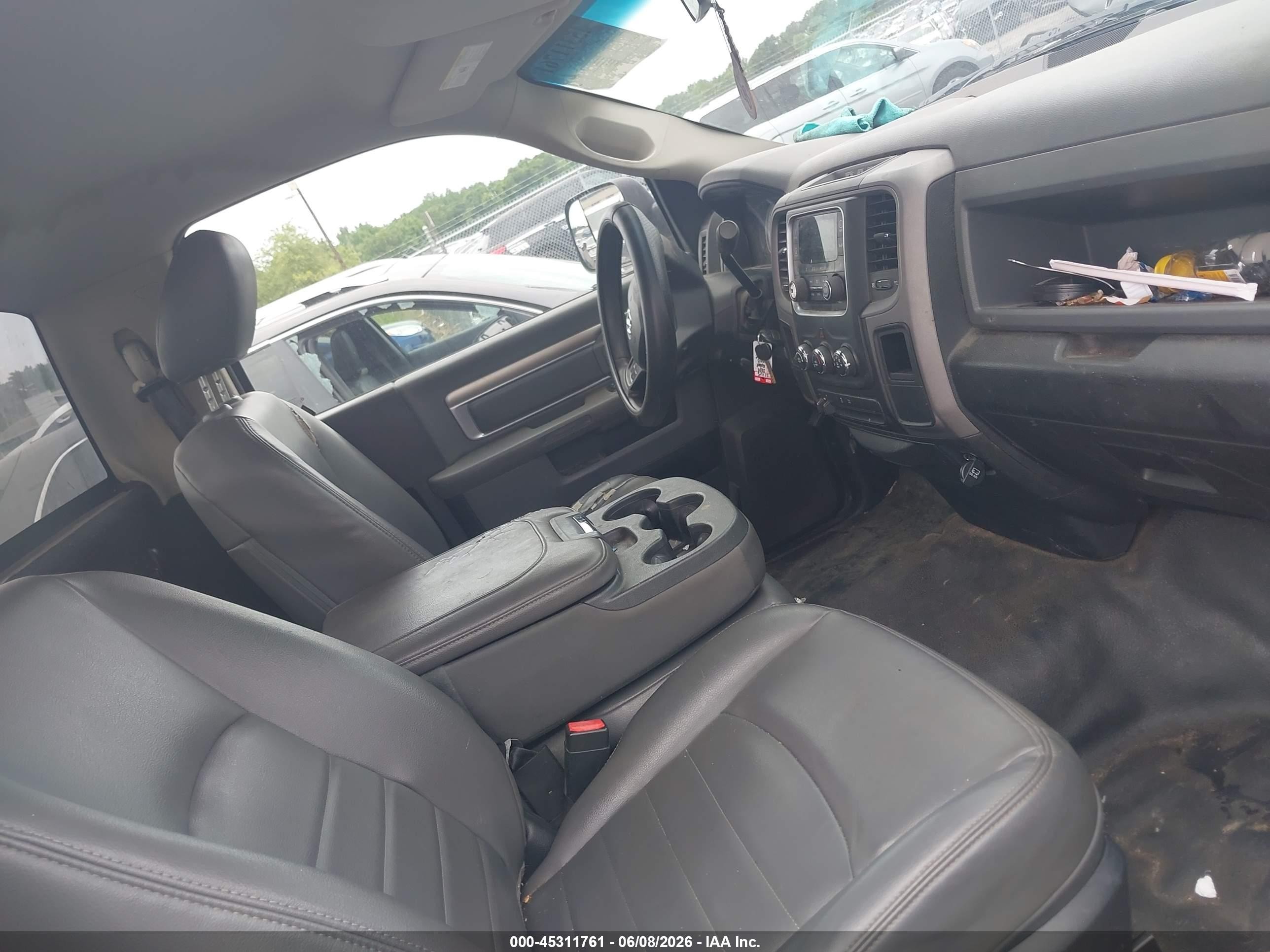 2014 Ram 1500 Tradesman Белый vin: 3C6JR6ATXEG245016