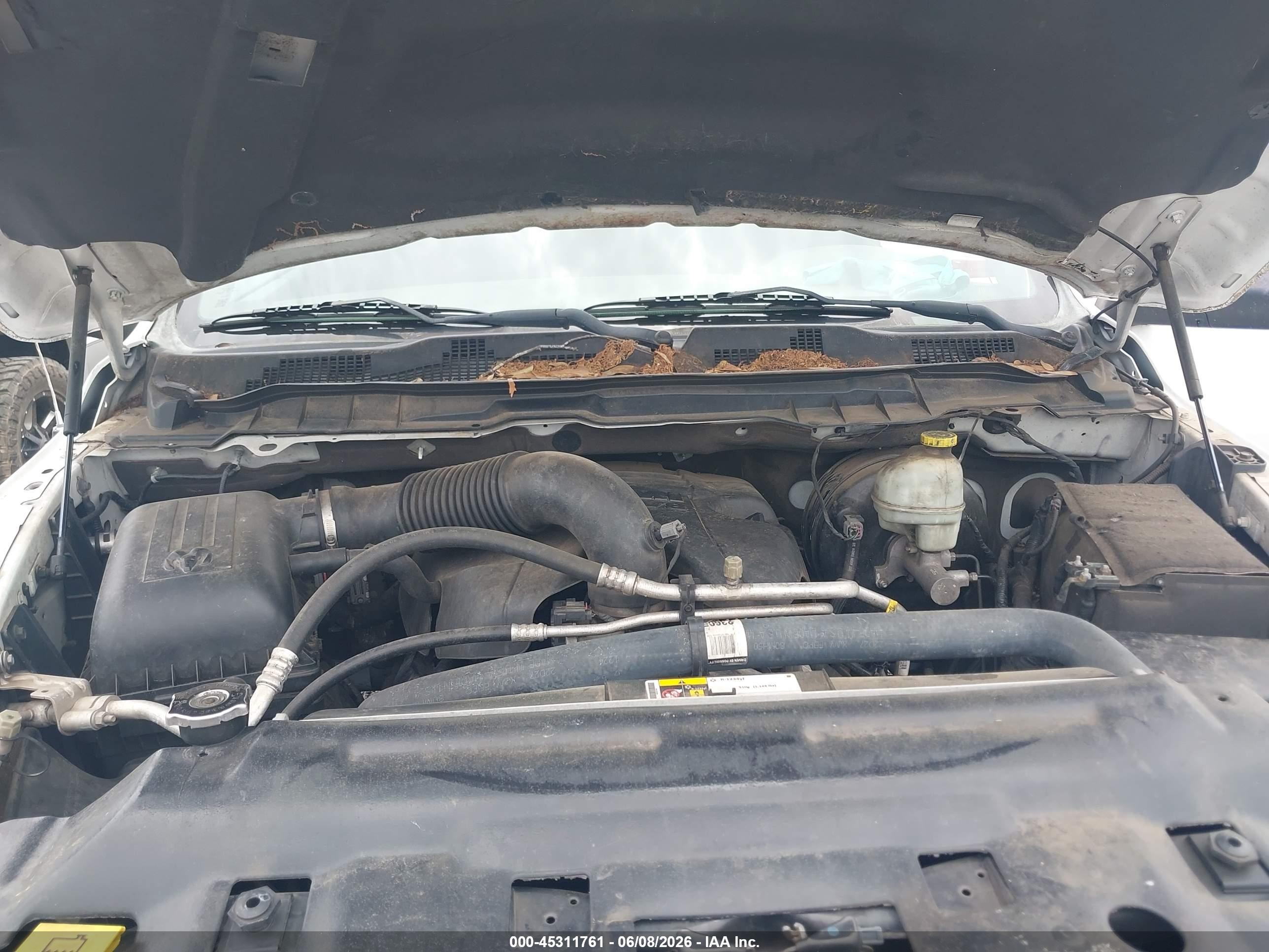2014 Ram 1500 Tradesman Белый vin: 3C6JR6ATXEG245016