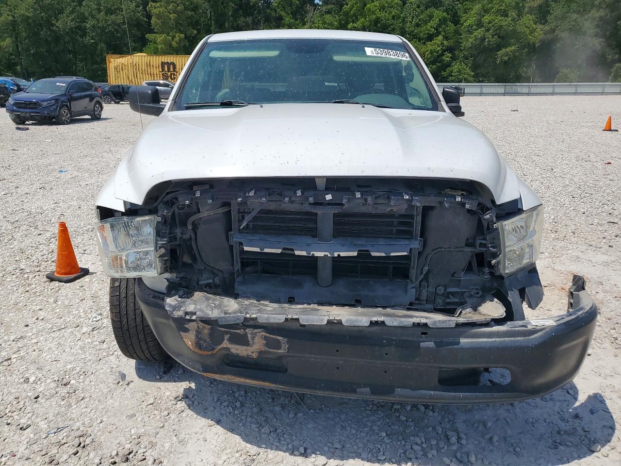 2019 Ram 1500 Classic Tradesman Белый vin: 3C6JR6ATXKG659943