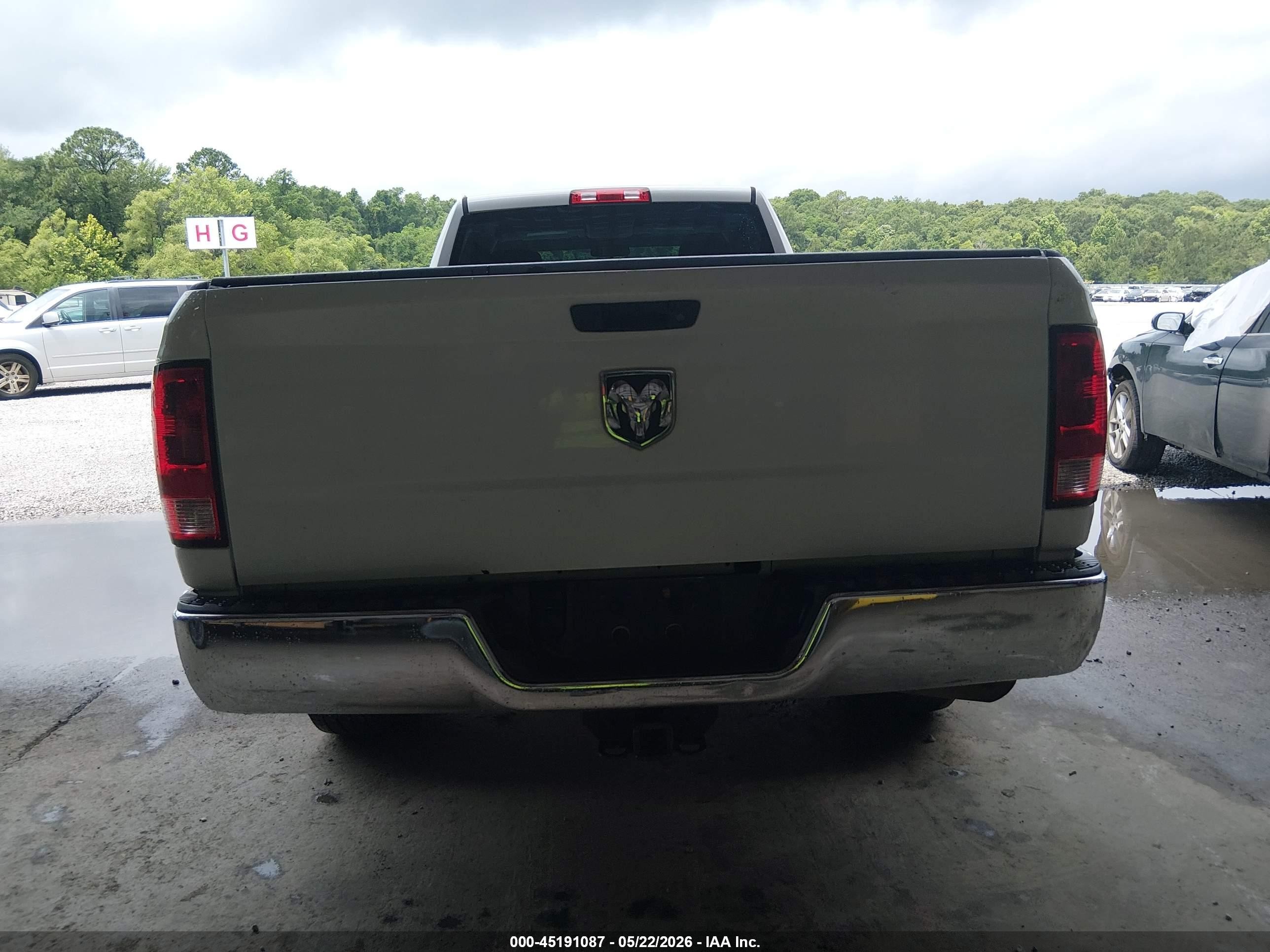 2013 Ram 1500 Tradesman White vin: 3C6JR6DG1DG588343