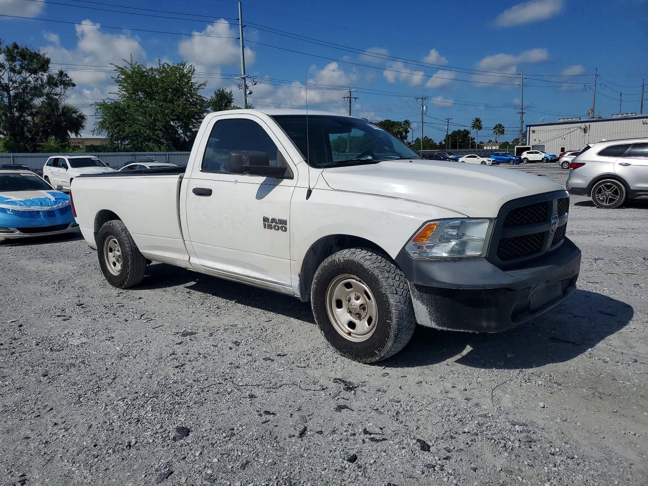 2014 Ram 1500 St White vin: 3C6JR6DG3EG294816