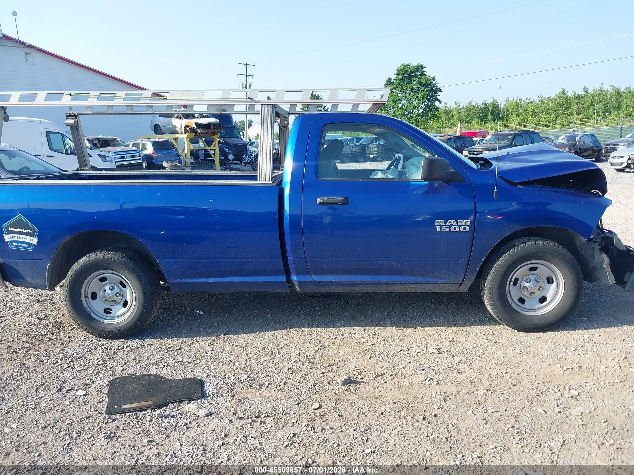 2014 Ram 1500 Tradesman Blue vin: 3C6JR6DG8EG166989