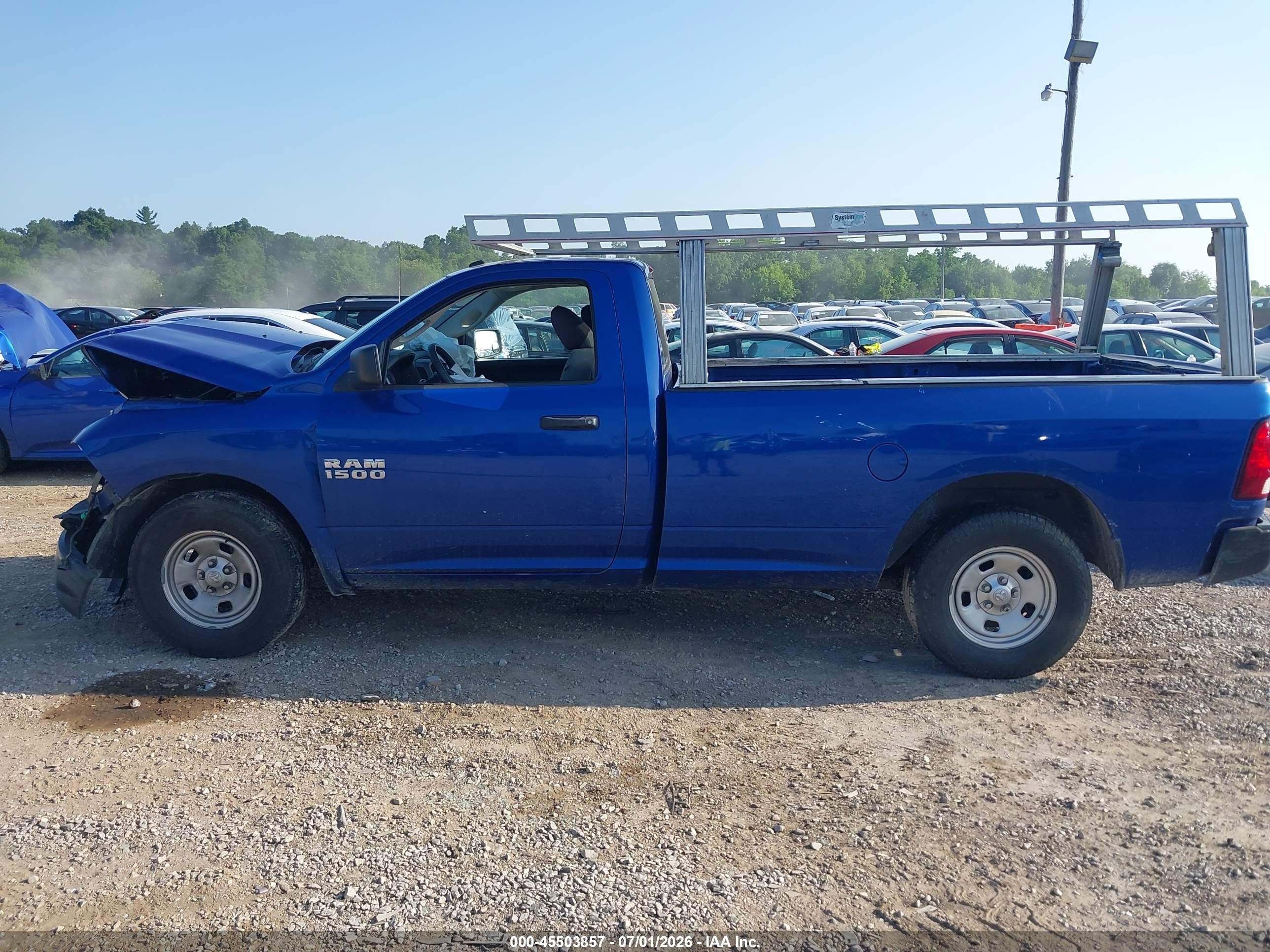 2014 Ram 1500 Tradesman Blue vin: 3C6JR6DG8EG166989