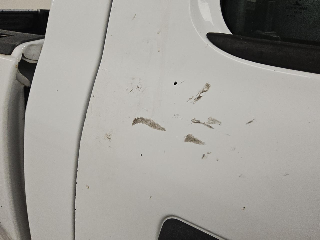 2015 Ram 1500 St White vin: 3C6JR6DG9FG584768 Damage: Right Rear Door, Heavy Scratch, 1 To 2 Inches
