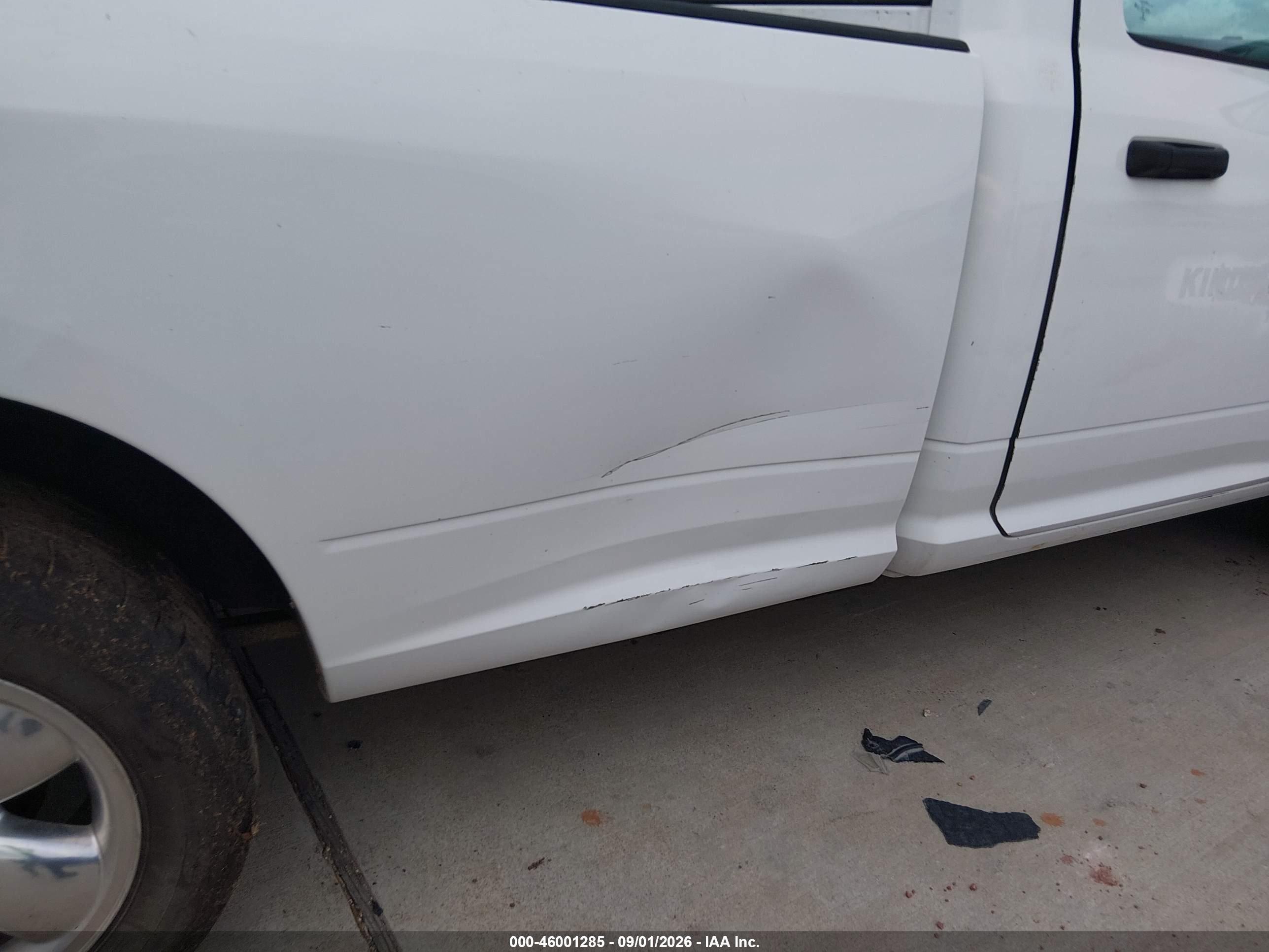 2014 Ram 1500 Tradesman White vin: 3C6JR6DT2EG135119