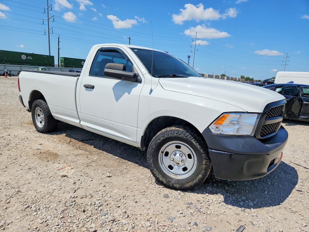 2013 Ram 1500 St White vin: 3C6JR6DT4DG588687