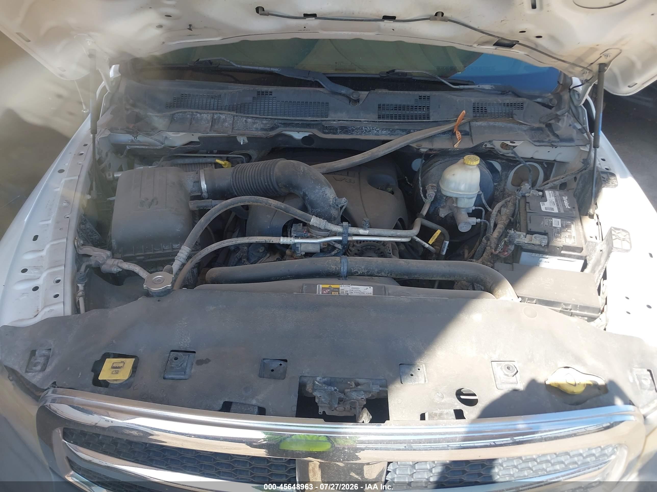 2014 Ram 1500 Tradesman White vin: 3C6JR6DT8EG159182