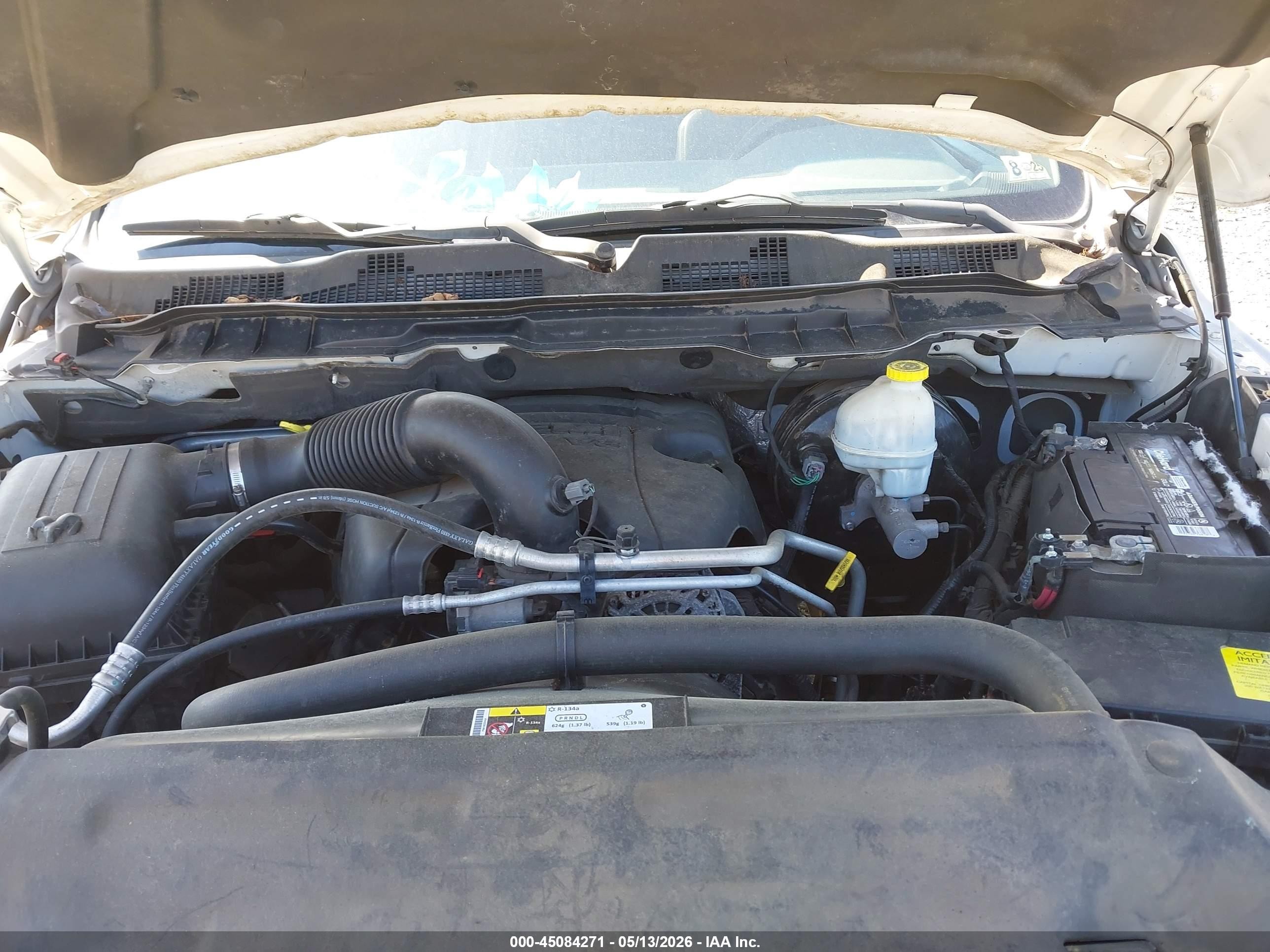 2013 Ram 1500 Tradesman White vin: 3C6JR6DT9DG538285