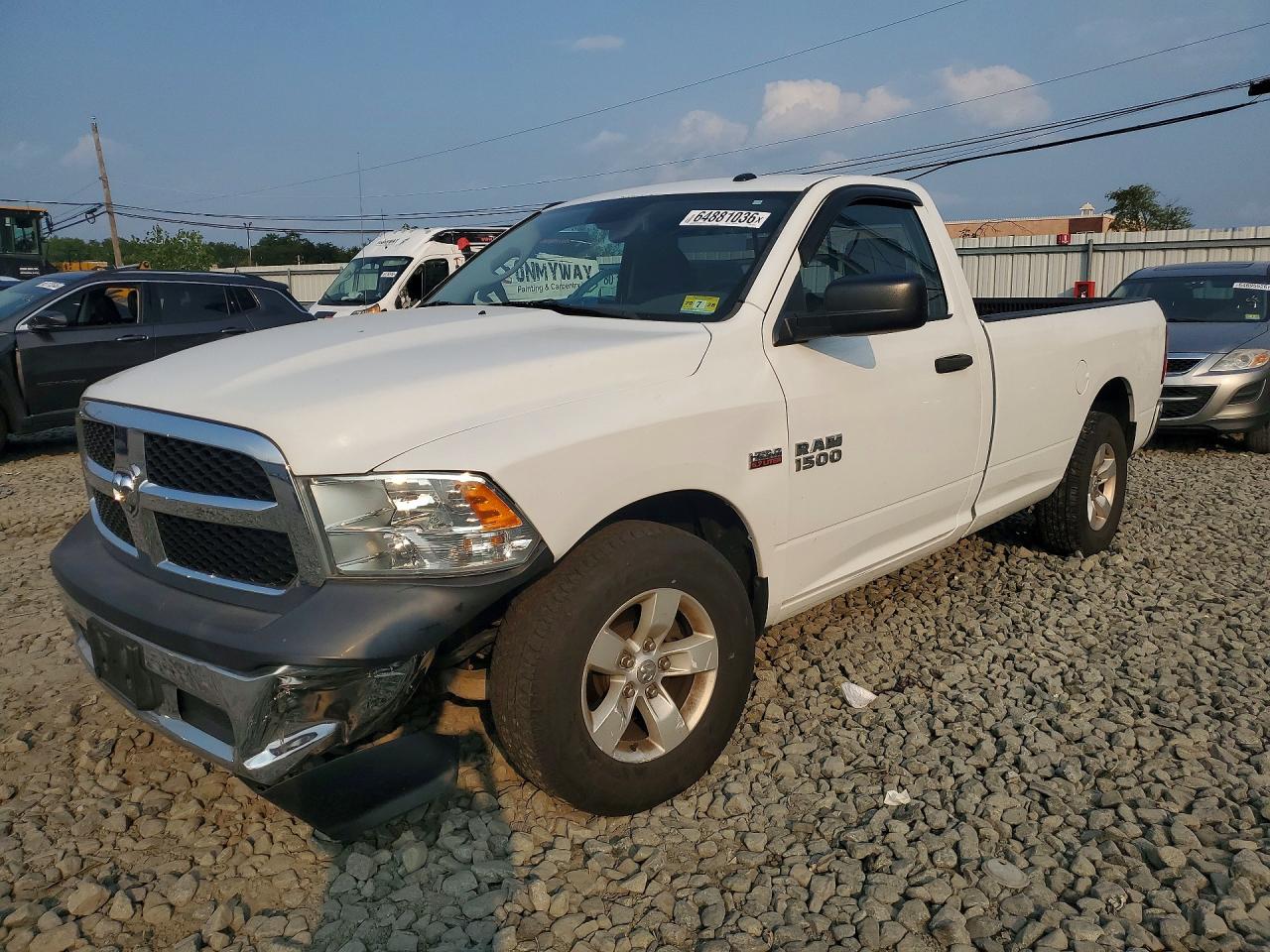2015 Ram 1500 St White vin: 3C6JR6DTXFG531431