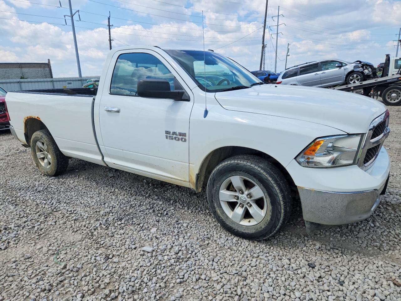 2013 Ram 1500 Slt White vin: 3C6JR6EP3DG524464