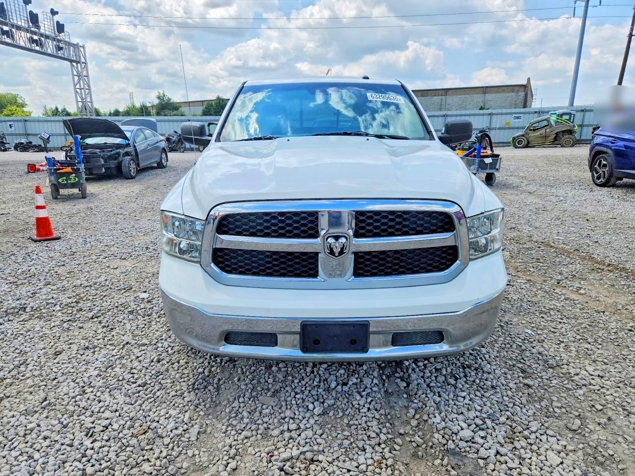 2013 Ram 1500 Slt White vin: 3C6JR6EP3DG524464