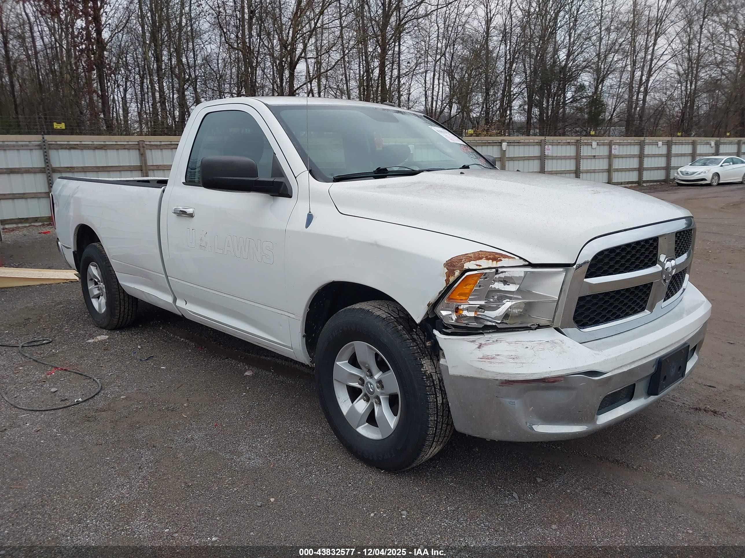 2013 Ram 1500 Slt White vin: 3C6JR6EPXDG502705