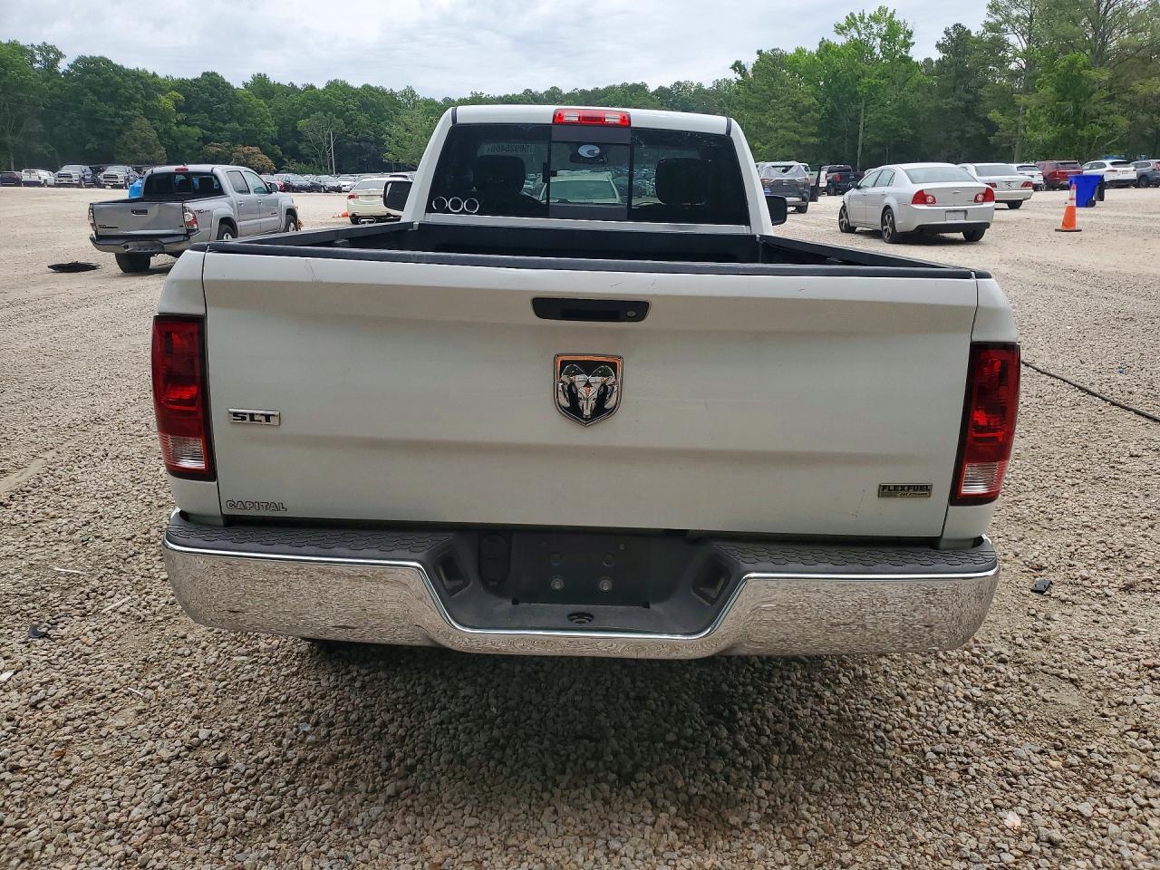 2013 Ram 1500 Slt White vin: 3C6JR6EPXDG524428