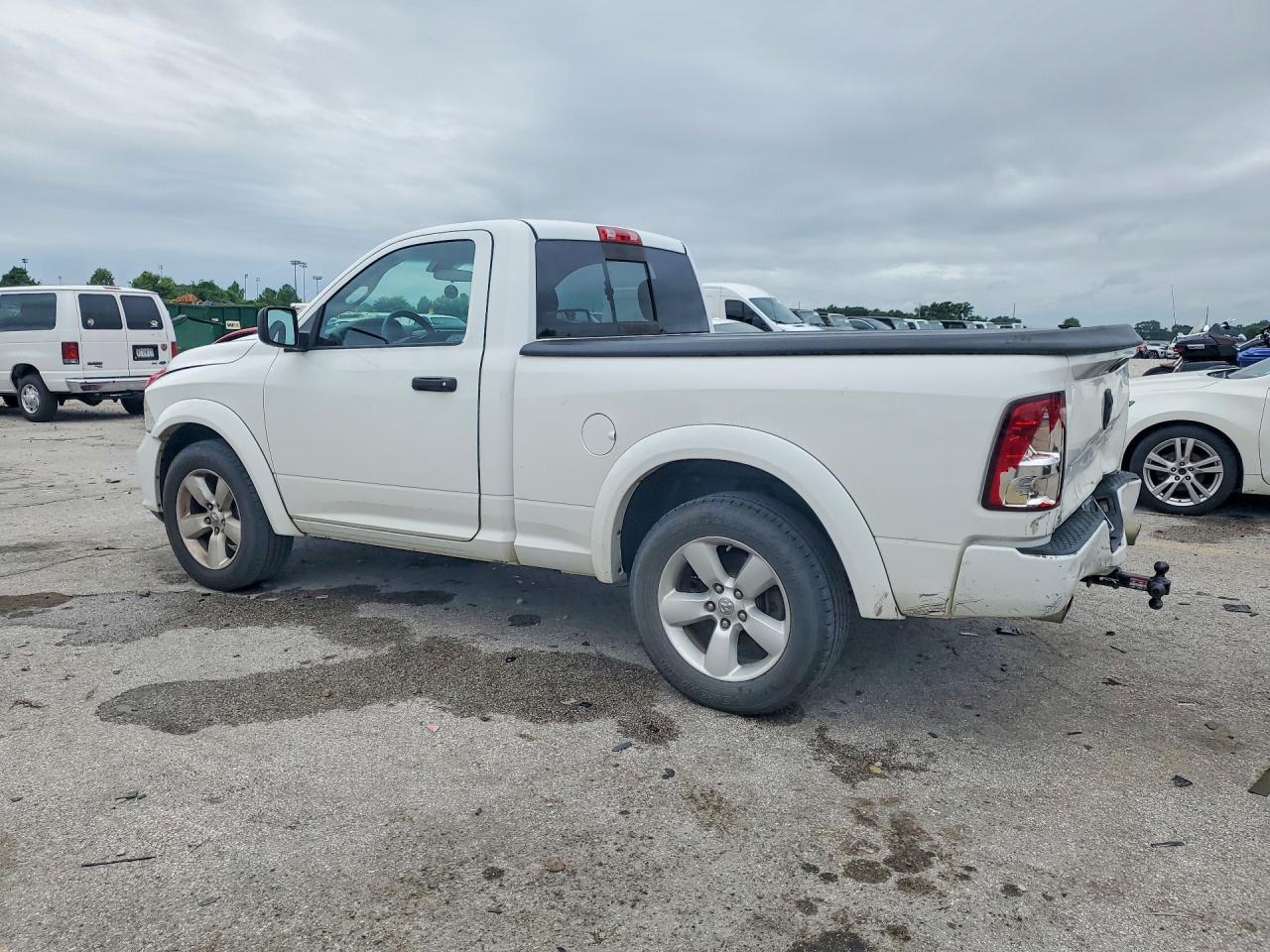 2013 Dodge Ram 1500 Pu Short 4x White vin: 3C6JR7AT0DG533065
