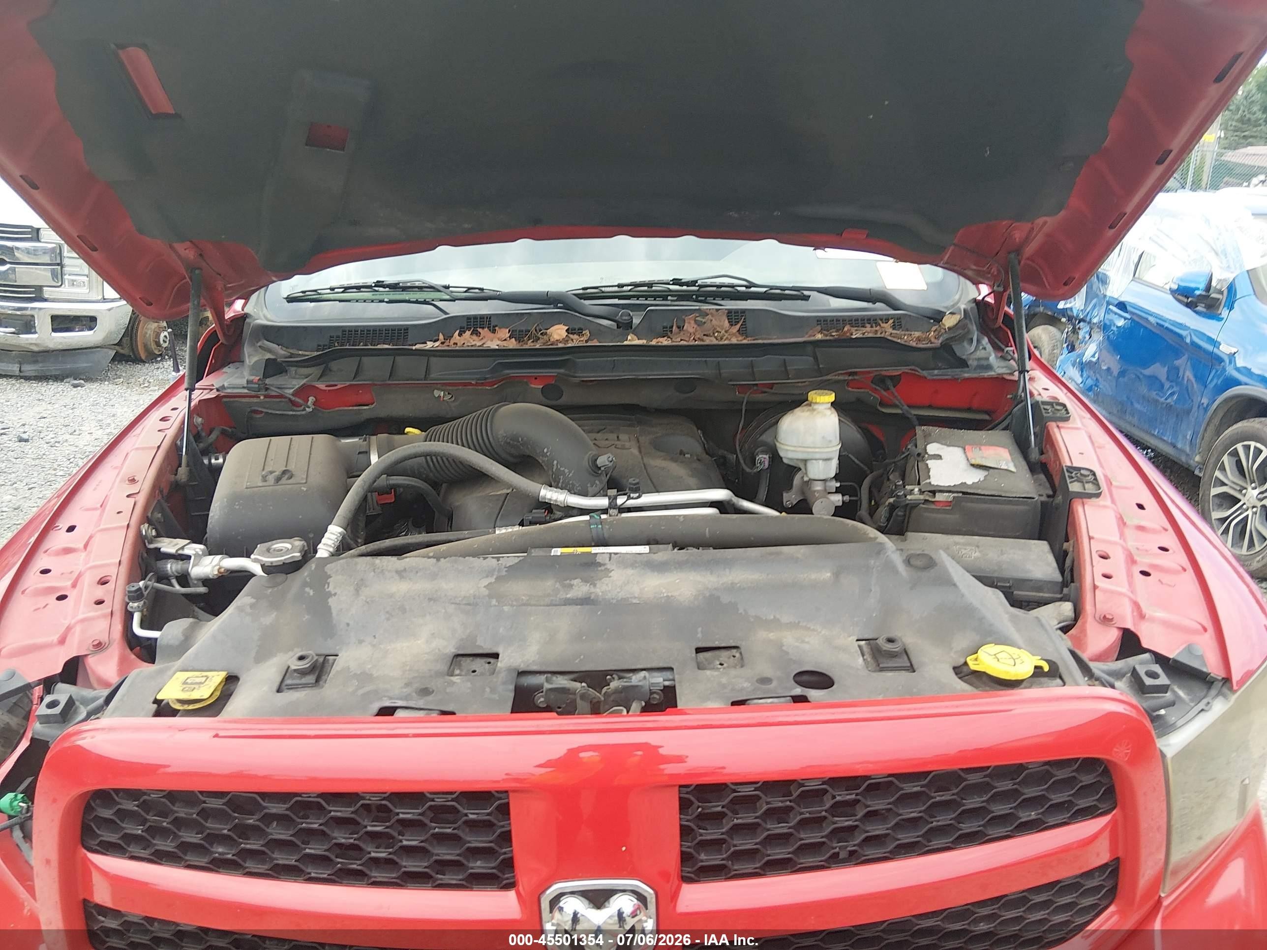 2013 Ram 1500 Express Red vin: 3C6JR7AT2DG505378