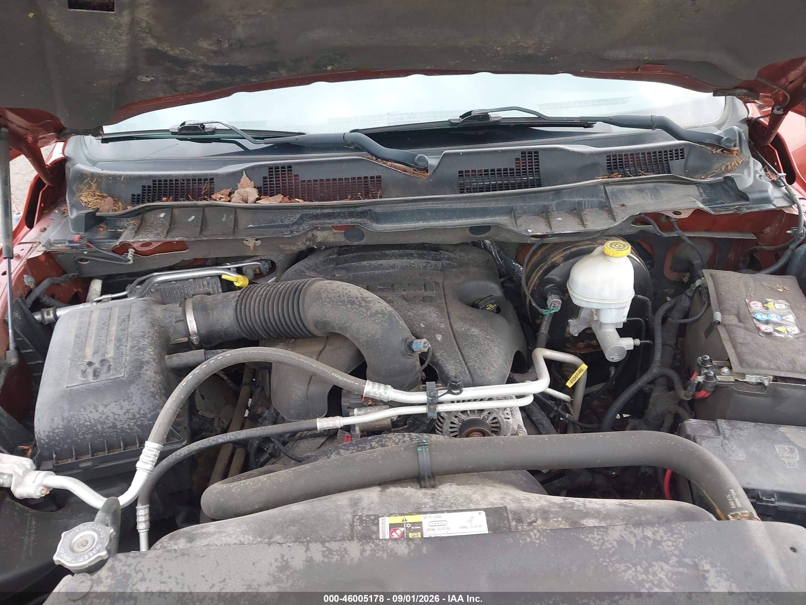 2013 Ram 1500 Express Orange vin: 3C6JR7AT2DG543774