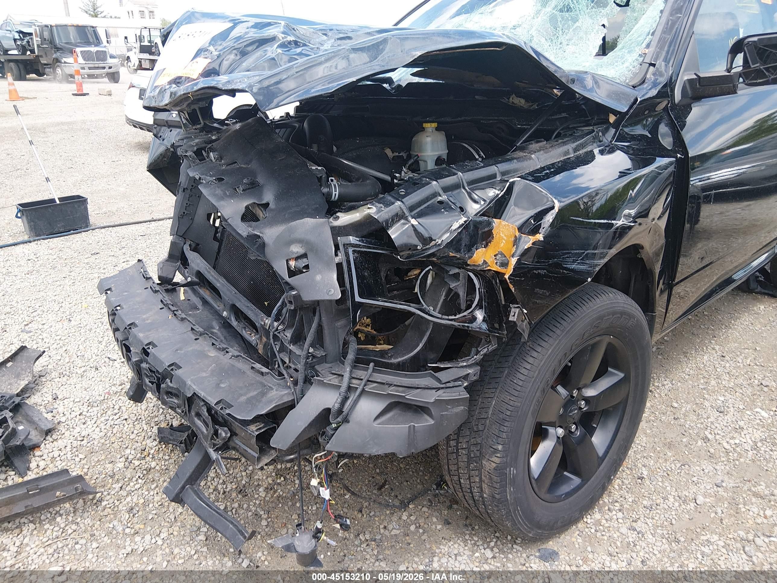 2015 Ram 1500 Express Black vin: 3C6JR7AT2FG560352