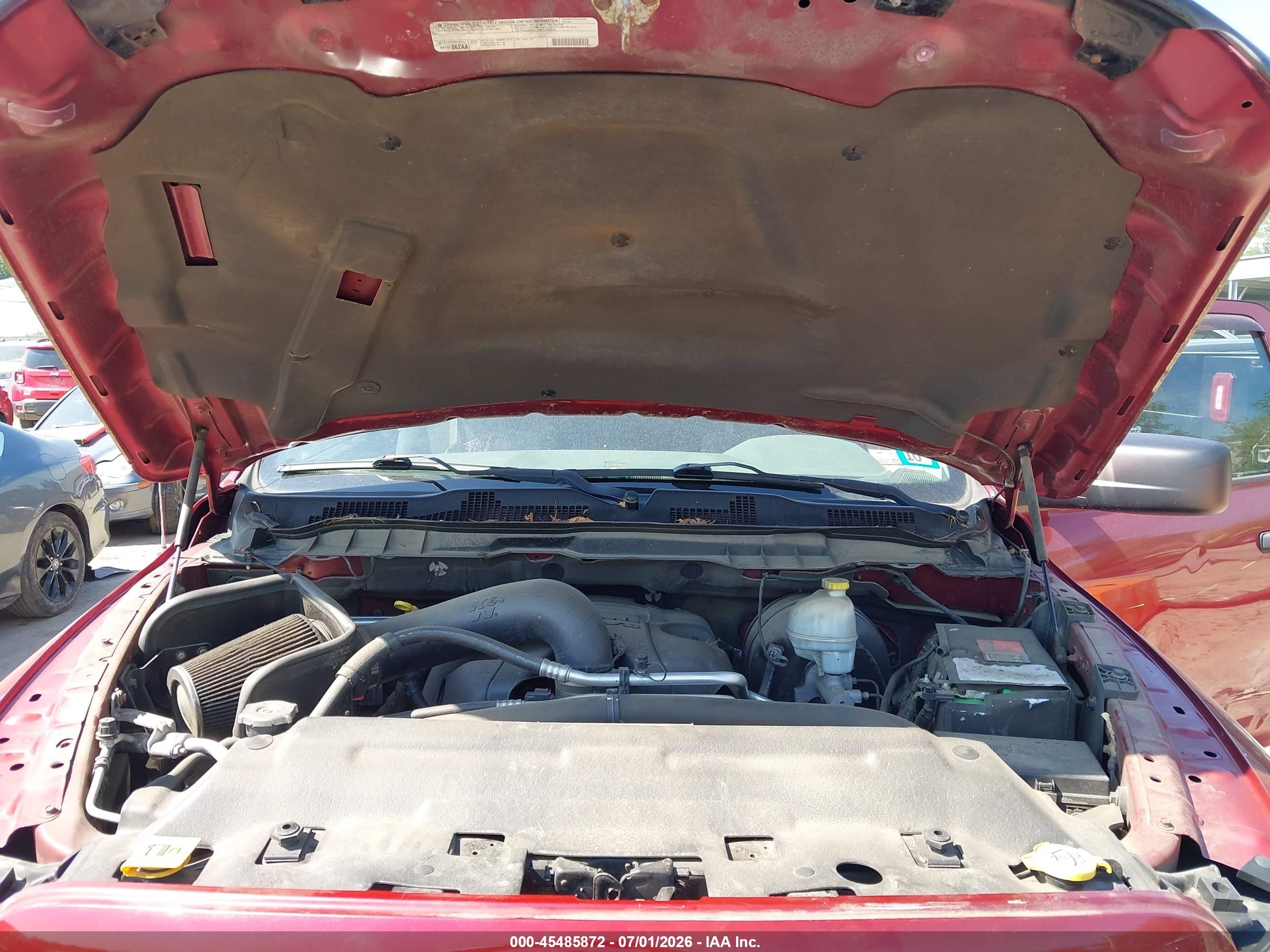 2013 Ram 1500 Express Темно-бордовый vin: 3C6JR7AT3DG508077