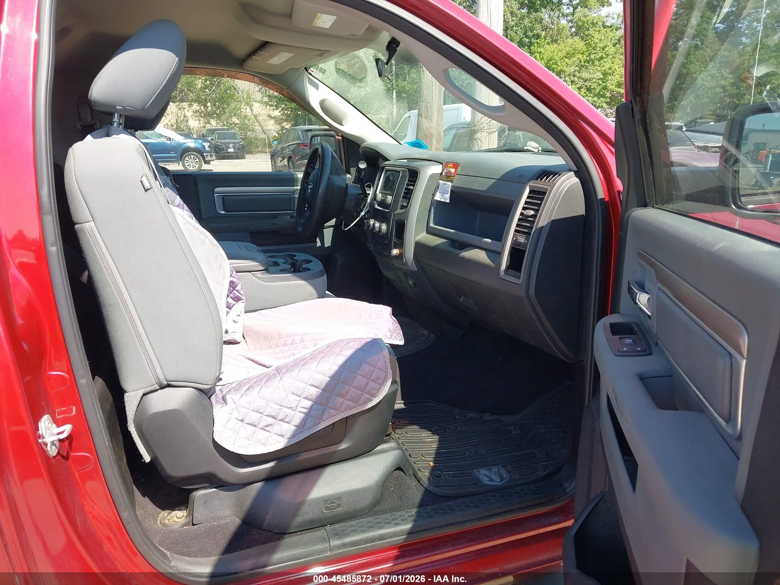 2013 Ram 1500 Express Темно-бордовый vin: 3C6JR7AT3DG508077
