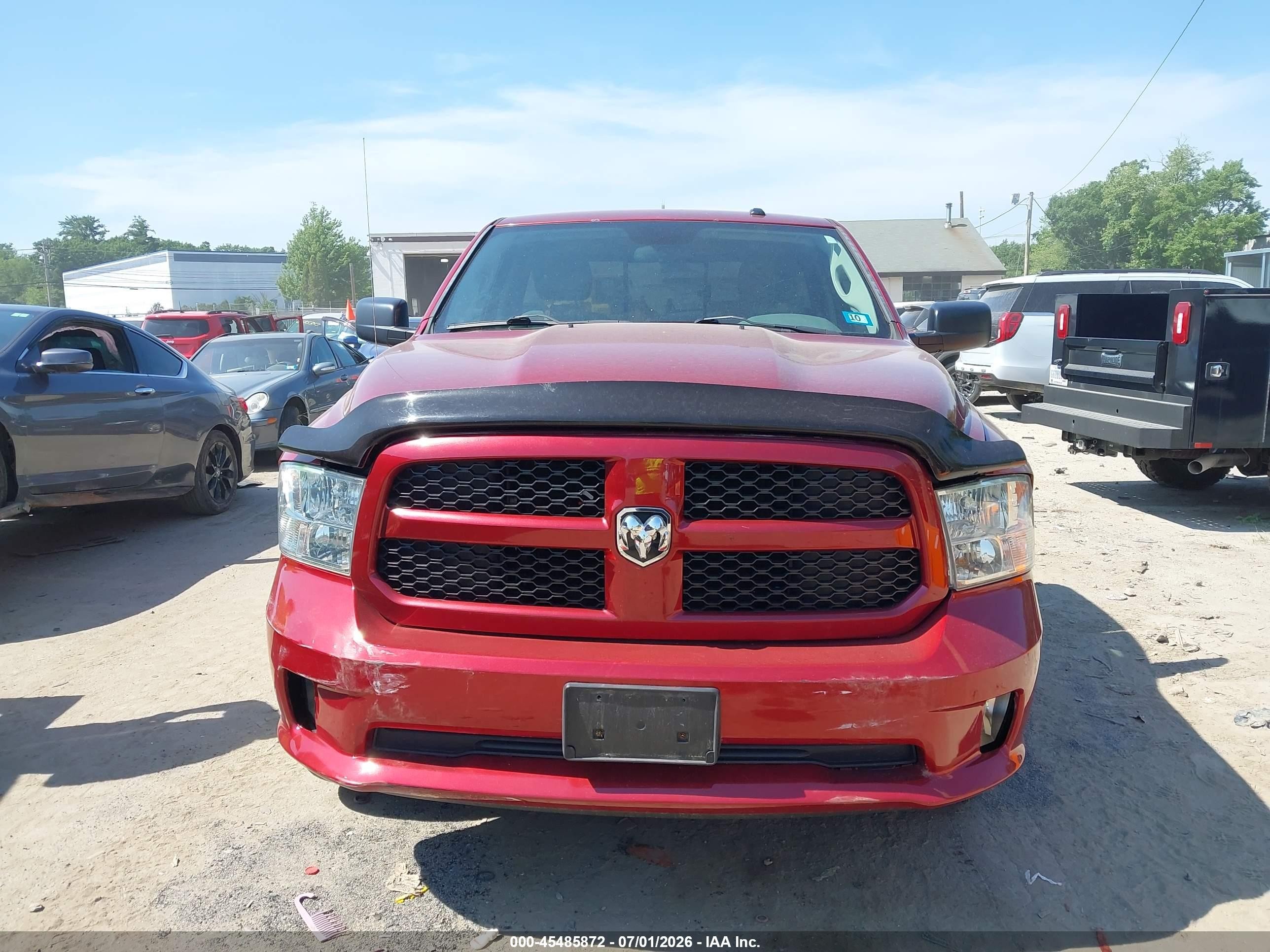 2013 Ram 1500 Express Темно-бордовый vin: 3C6JR7AT3DG508077