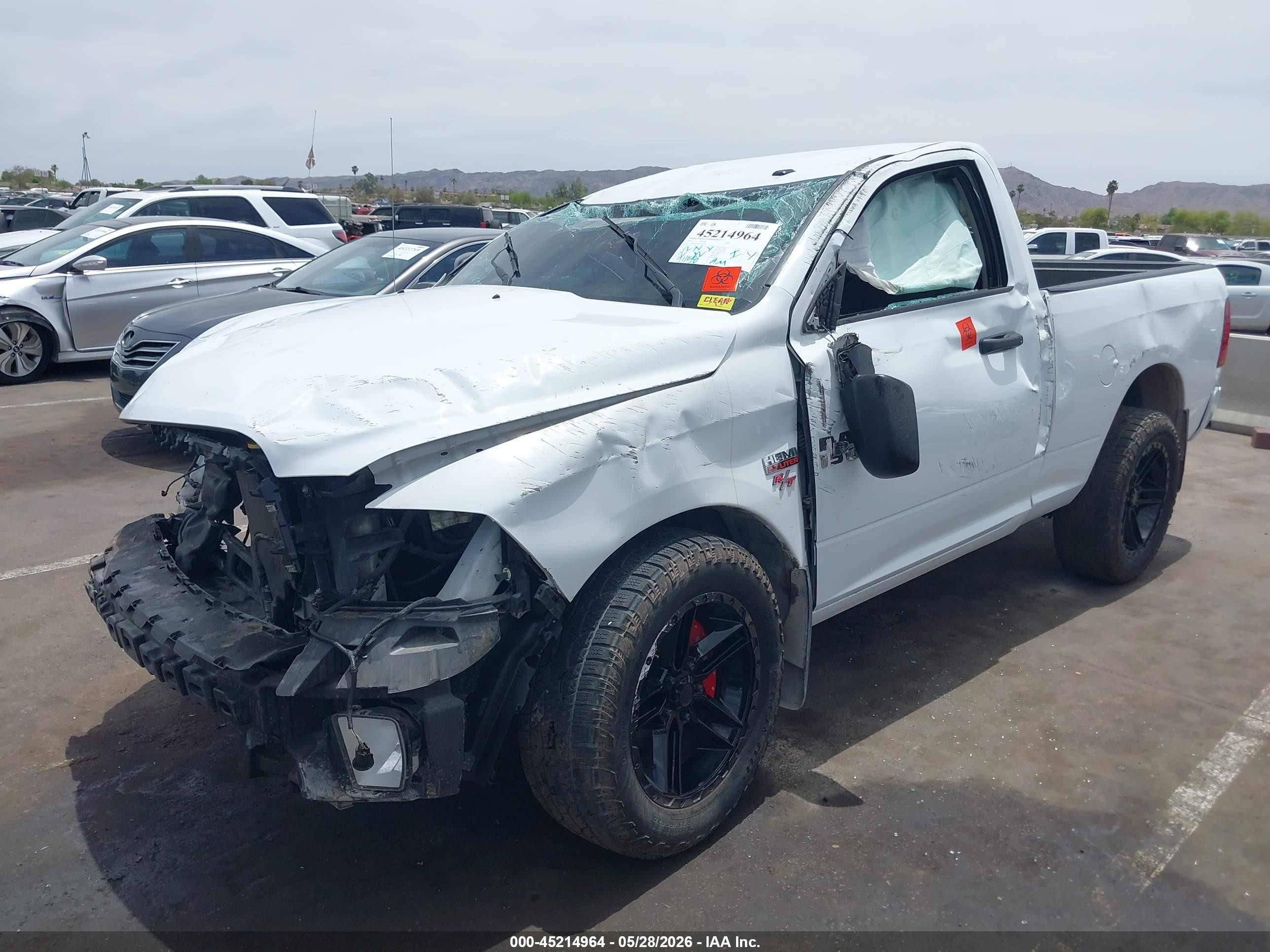 2013 Ram 1500 Express White vin: 3C6JR7AT4DG531741