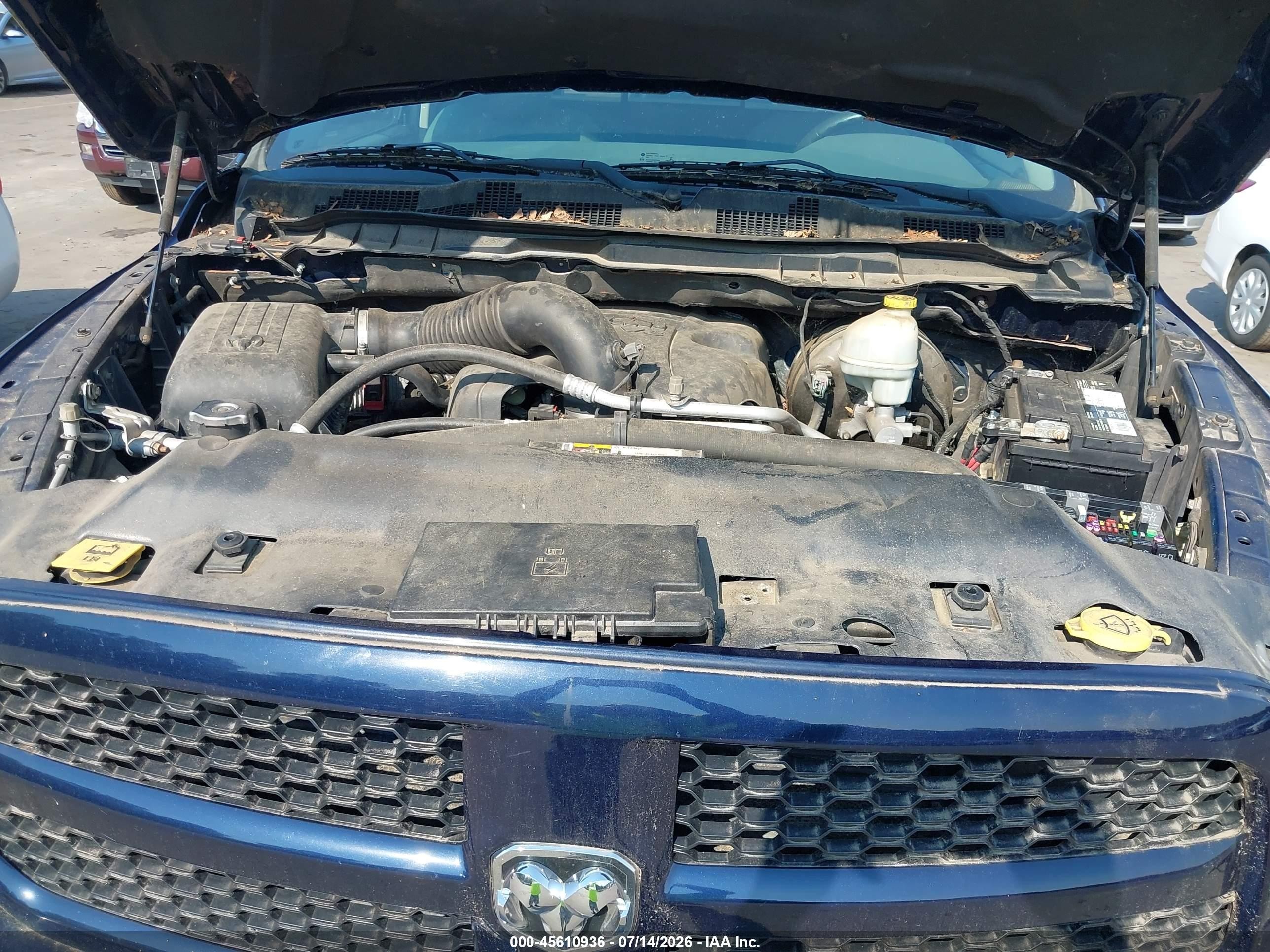 2014 Ram 1500 Express Black vin: 3C6JR7AT4EG259774