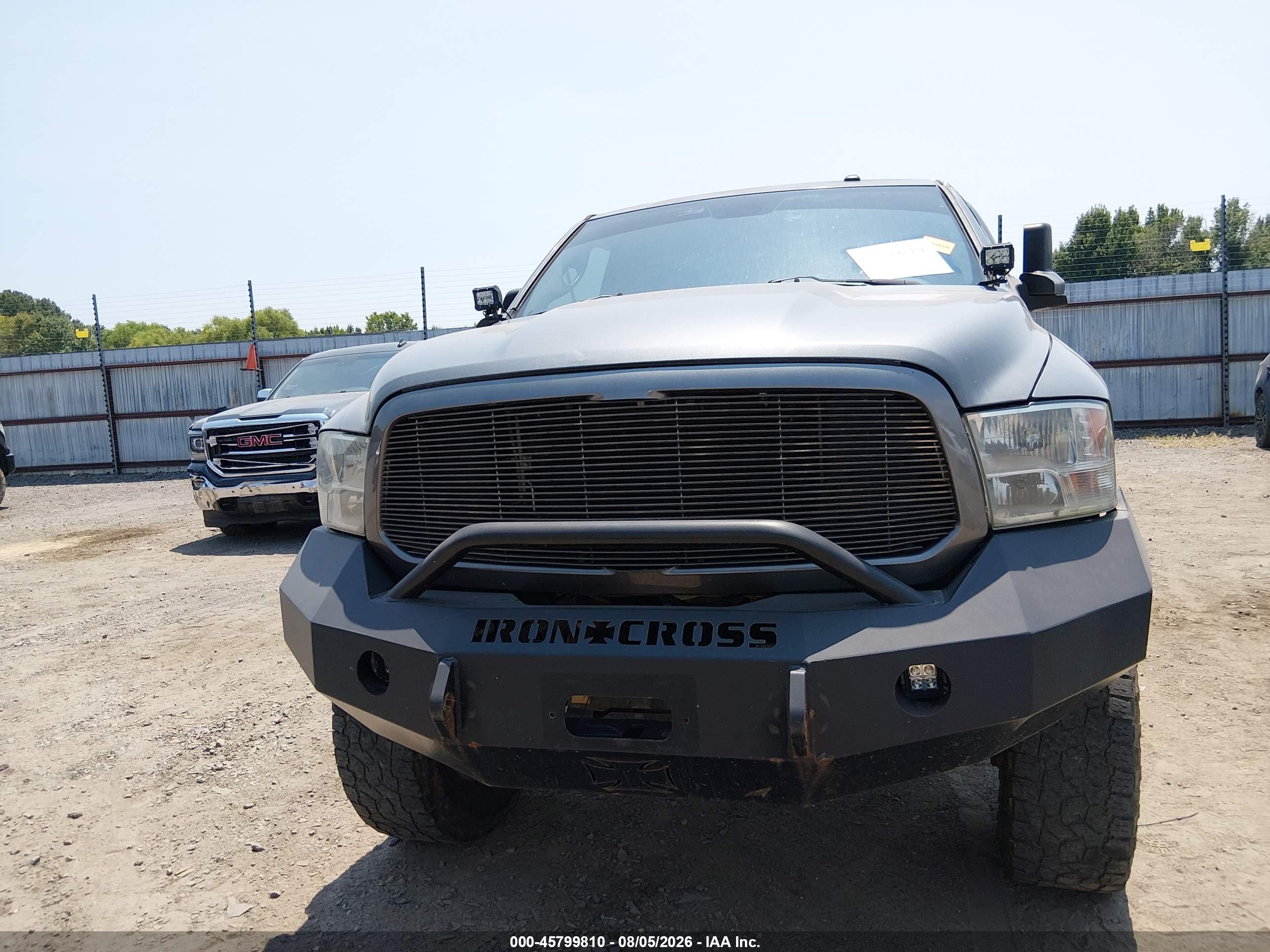 2013 Ram 1500 Express Gray vin: 3C6JR7AT6DG505366