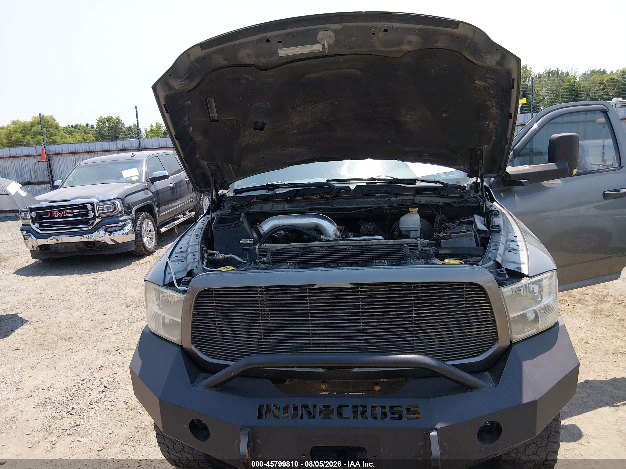 2013 Ram 1500 Express Gray vin: 3C6JR7AT6DG505366