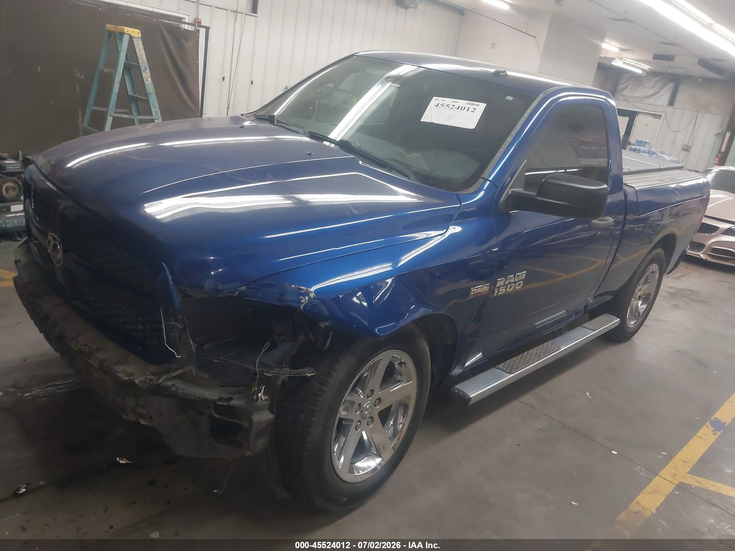 2015 Ram 1500 Express Blue vin: 3C6JR7AT7FG631626