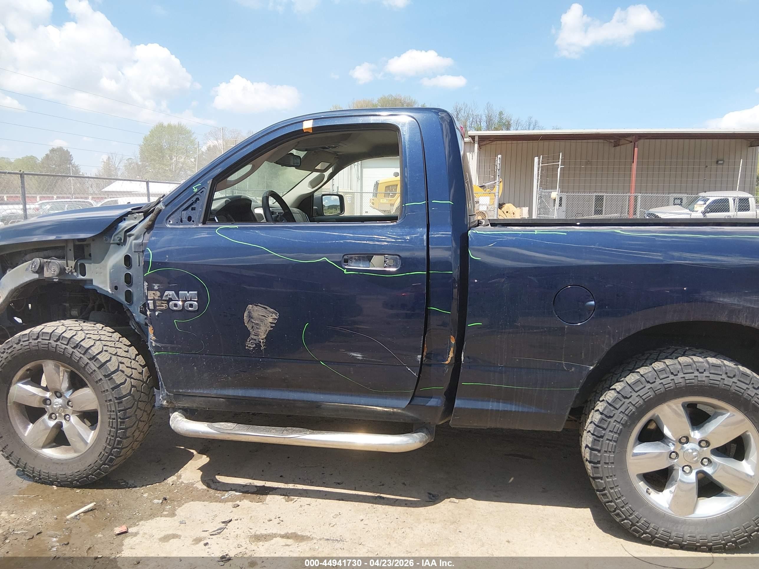 2014 Ram 1500 Big Horn Синий vin: 3C6JR7BT9EG273426