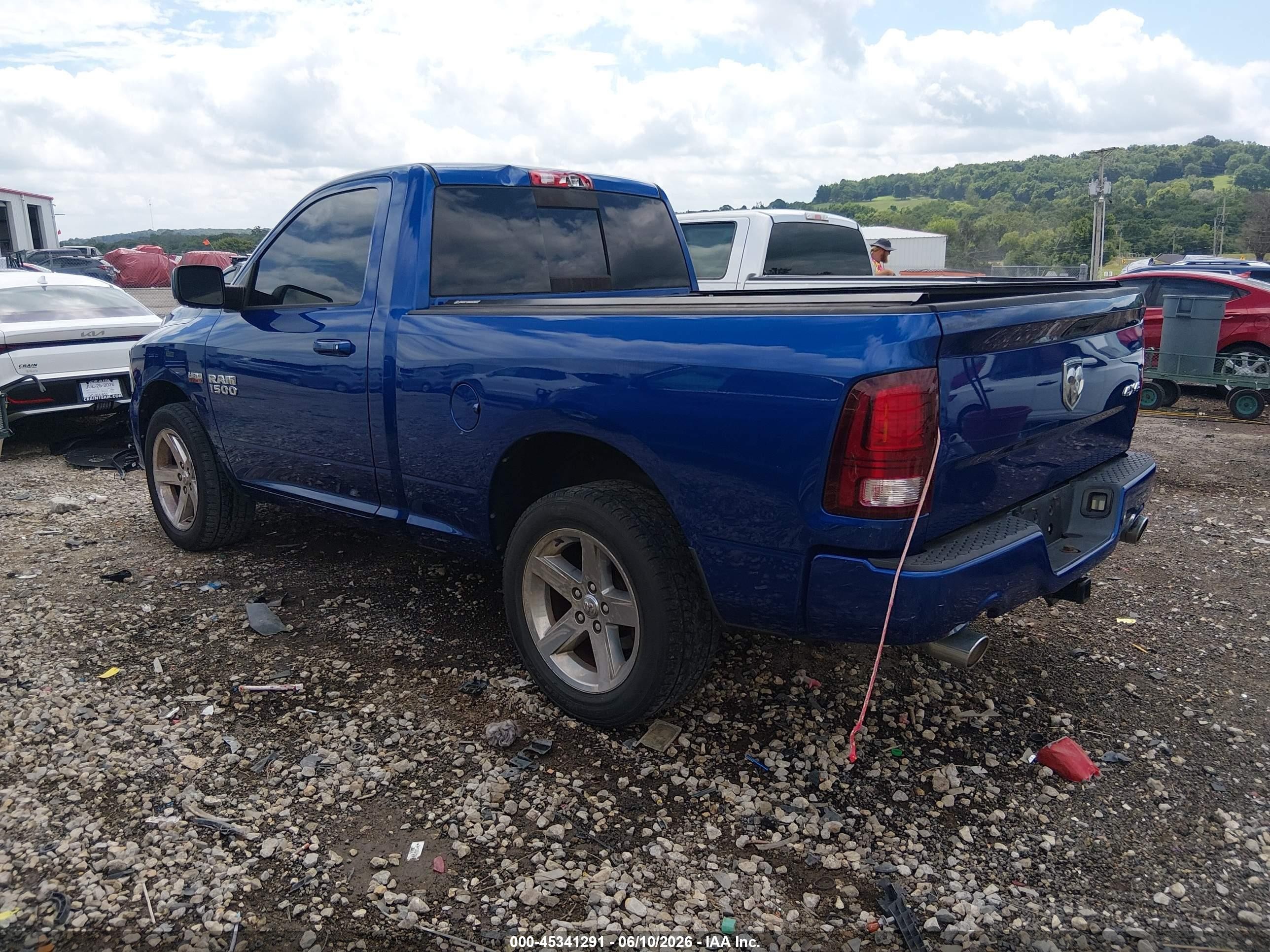 2014 Ram 1500 Sport Blue vin: 3C6JR7CT9EG332151