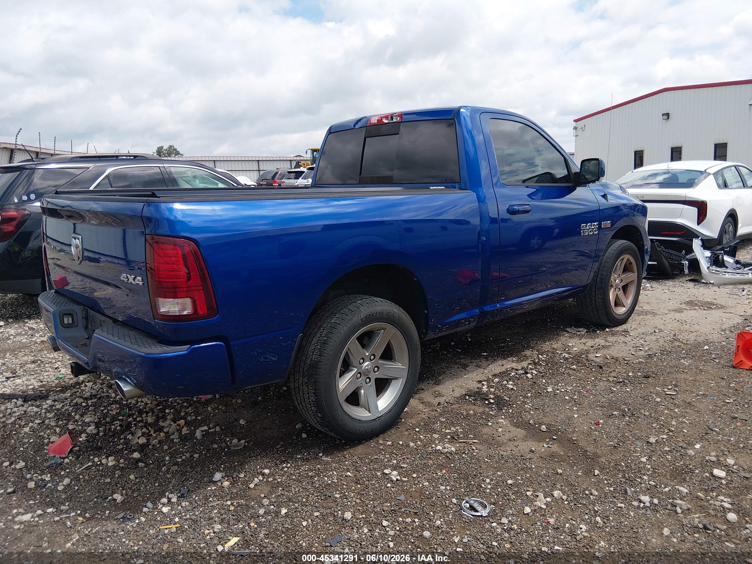 2014 Ram 1500 Sport Blue vin: 3C6JR7CT9EG332151