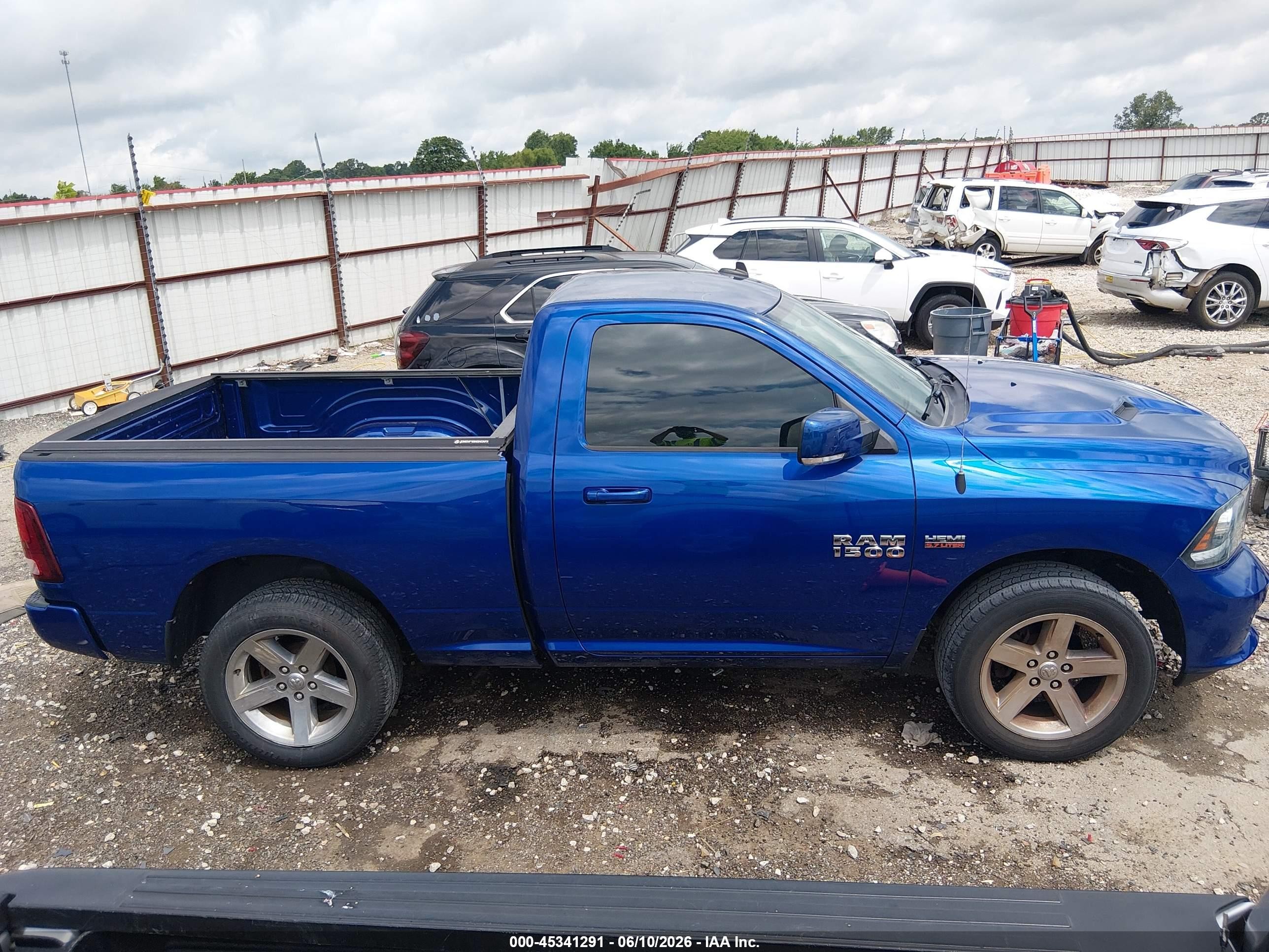 2014 Ram 1500 Sport Blue vin: 3C6JR7CT9EG332151