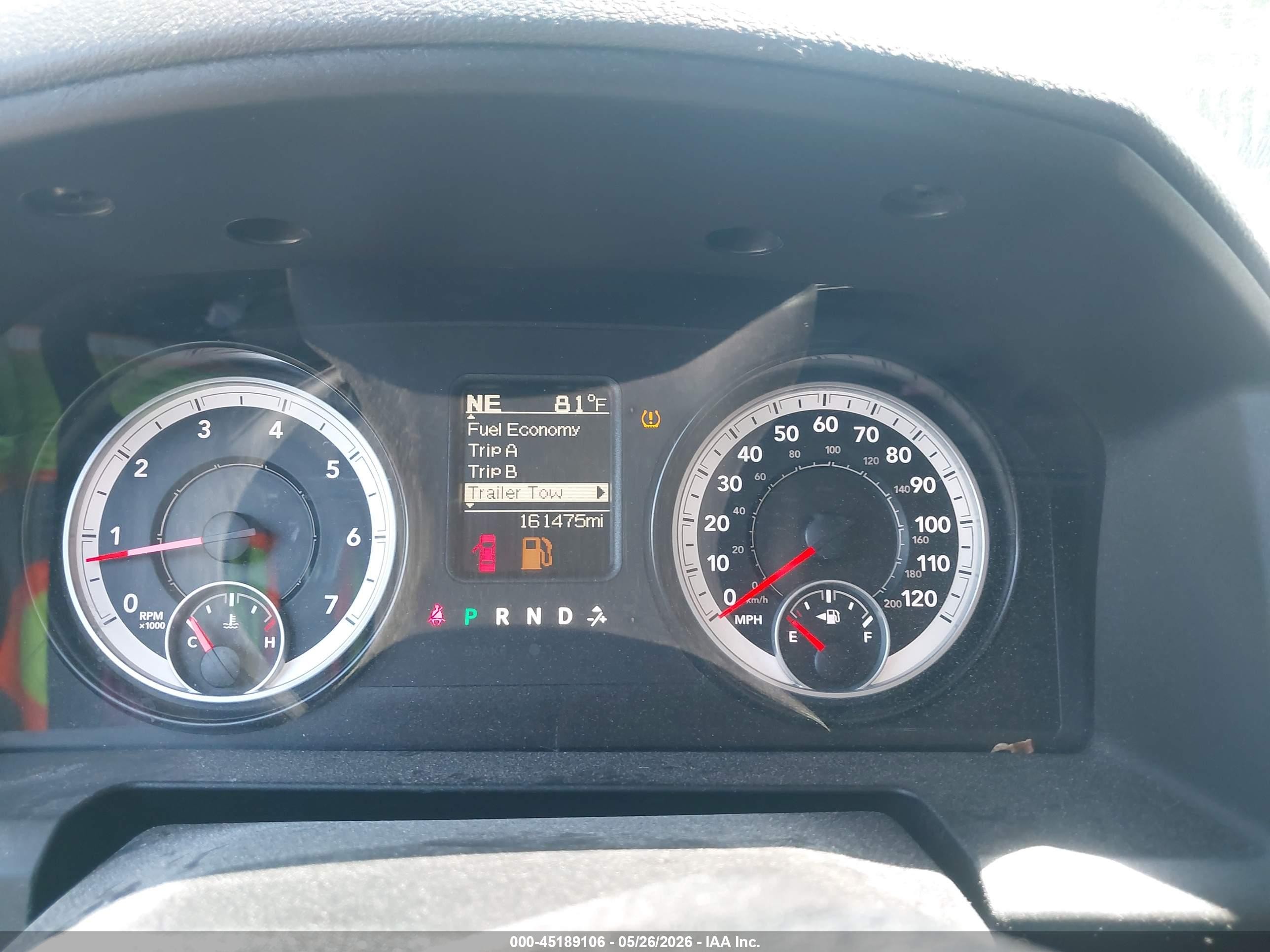 2015 Ram 1500 Tradesman Black vin: 3C6JR7DT0FG540533
