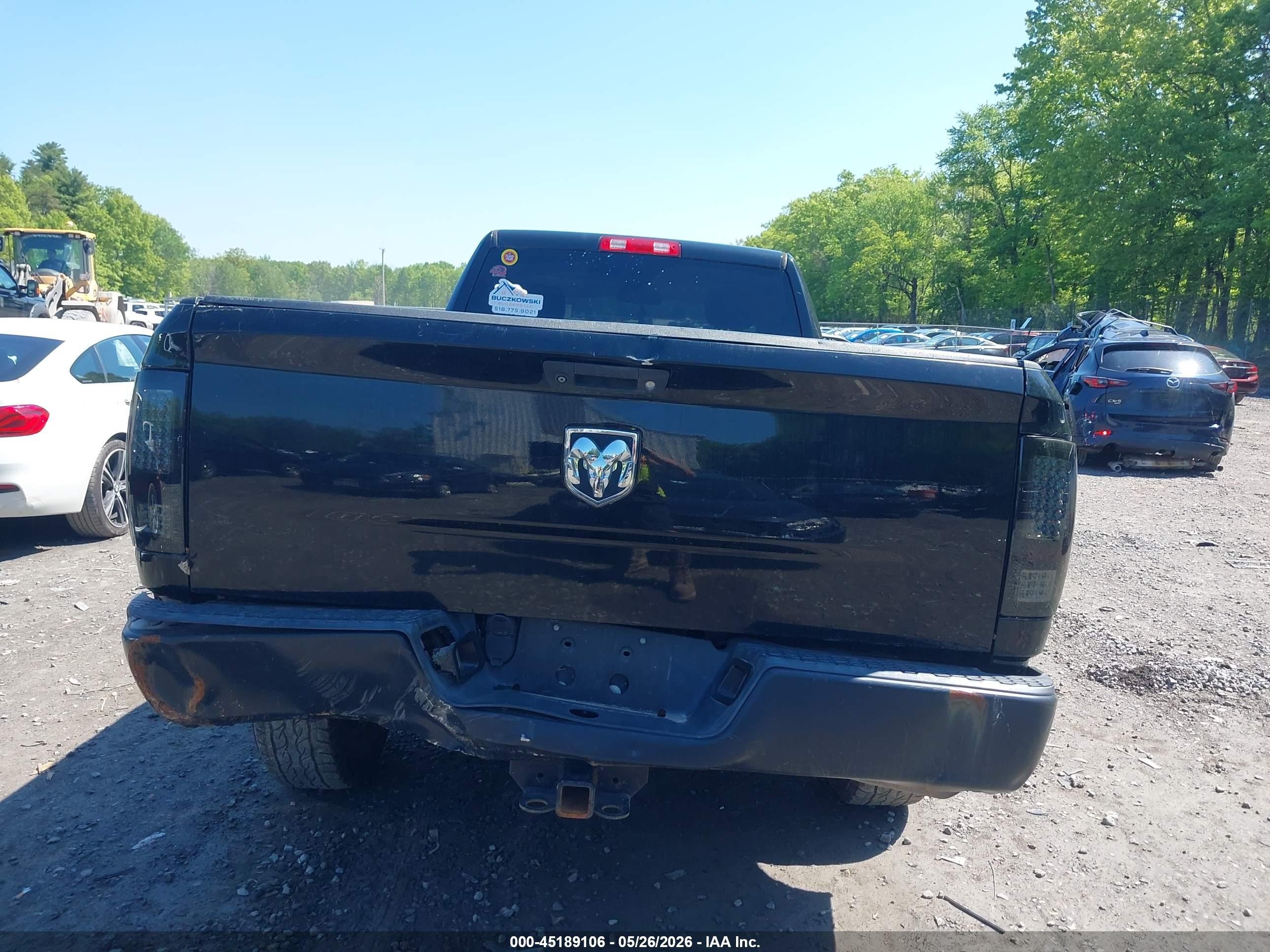 2015 Ram 1500 Tradesman Black vin: 3C6JR7DT0FG540533