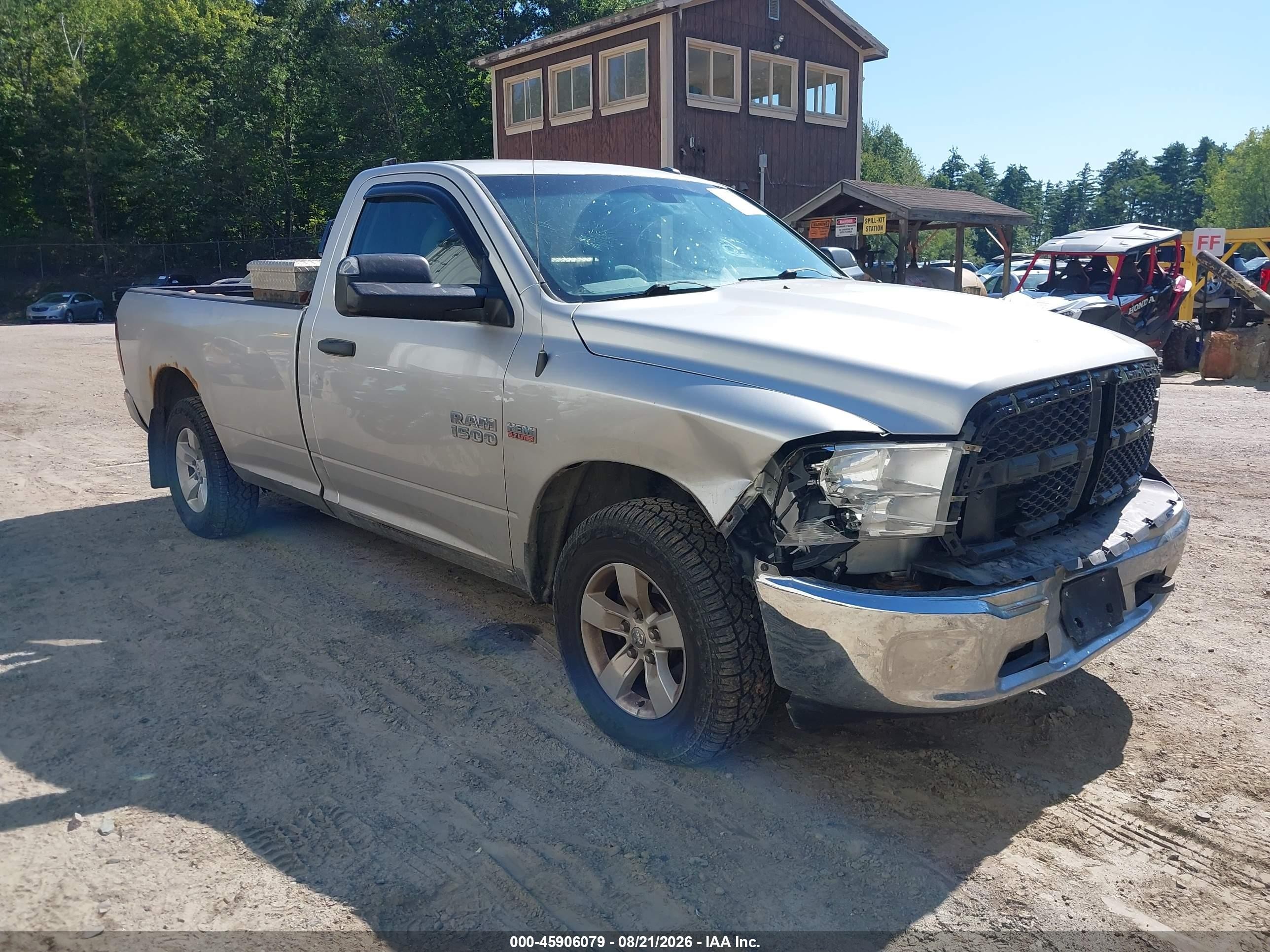 2013 Ram 1500 Tradesman Silver vin: 3C6JR7DT5DG588896
