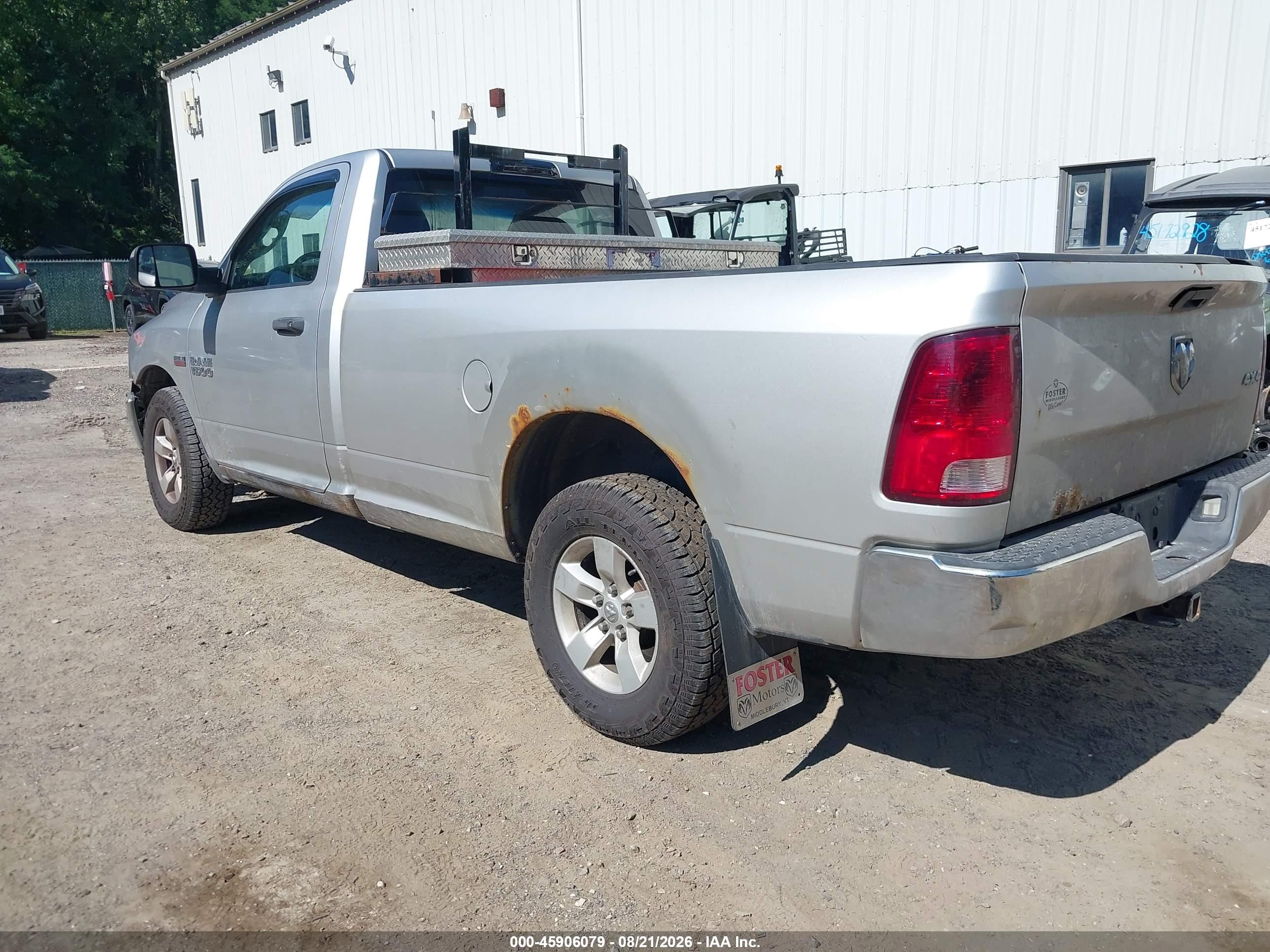 2013 Ram 1500 Tradesman Silver vin: 3C6JR7DT5DG588896