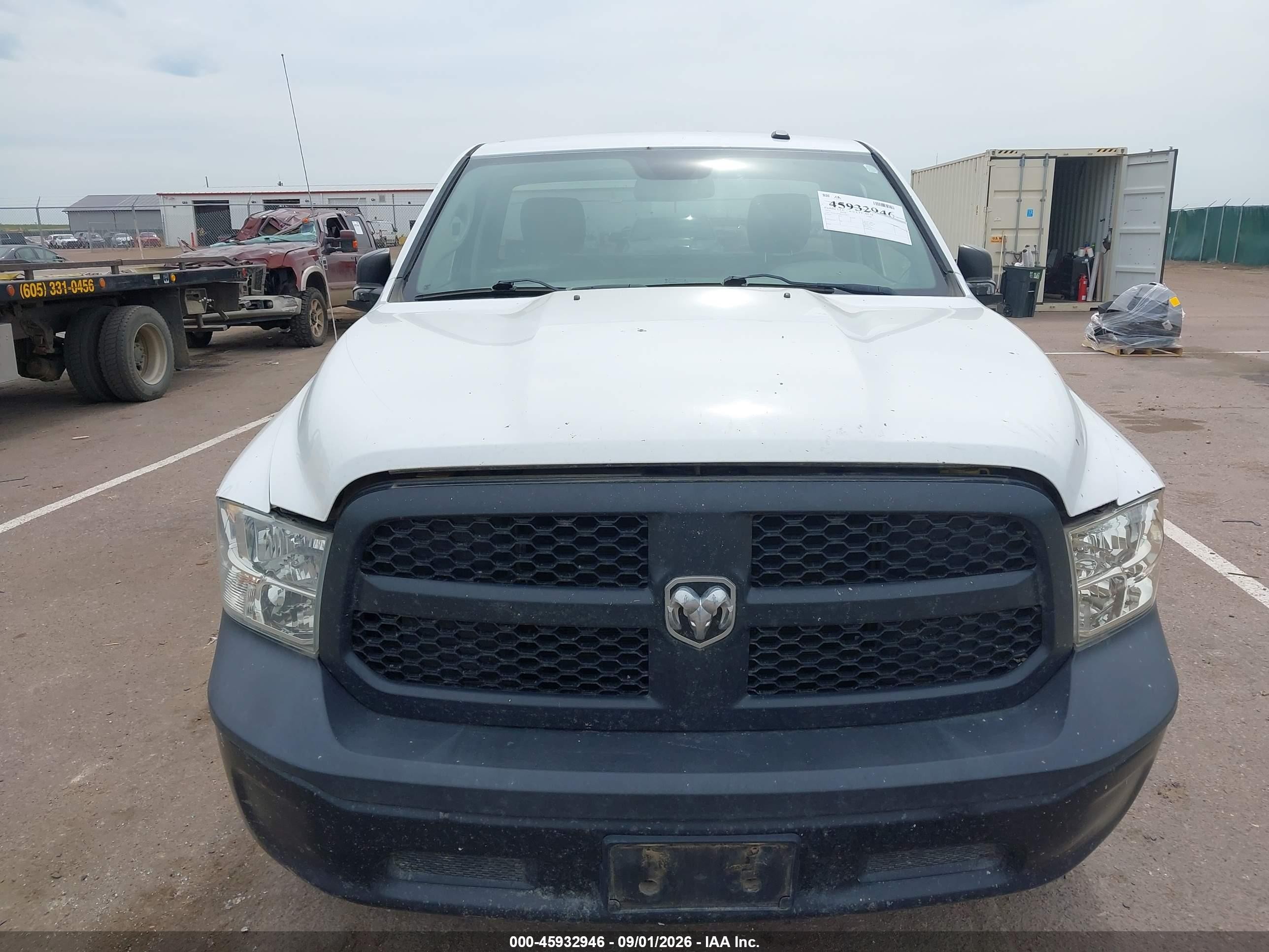 2015 Ram 1500 Tradesman Белый vin: 3C6JR7DT8FG543857